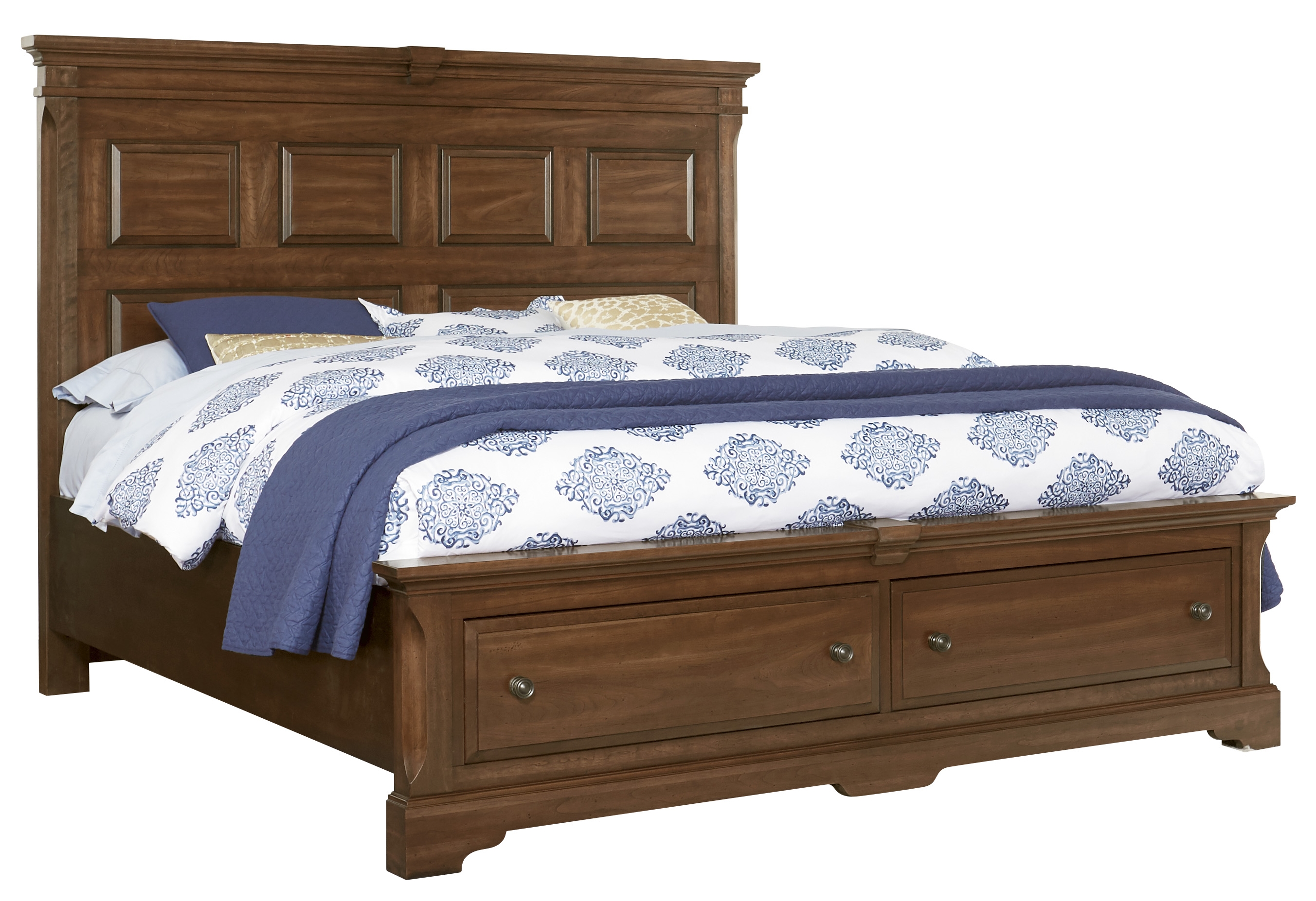Model: 110-669 | Artisan & Post by Vaughan-Bassett Mansion Hdbd 6/6