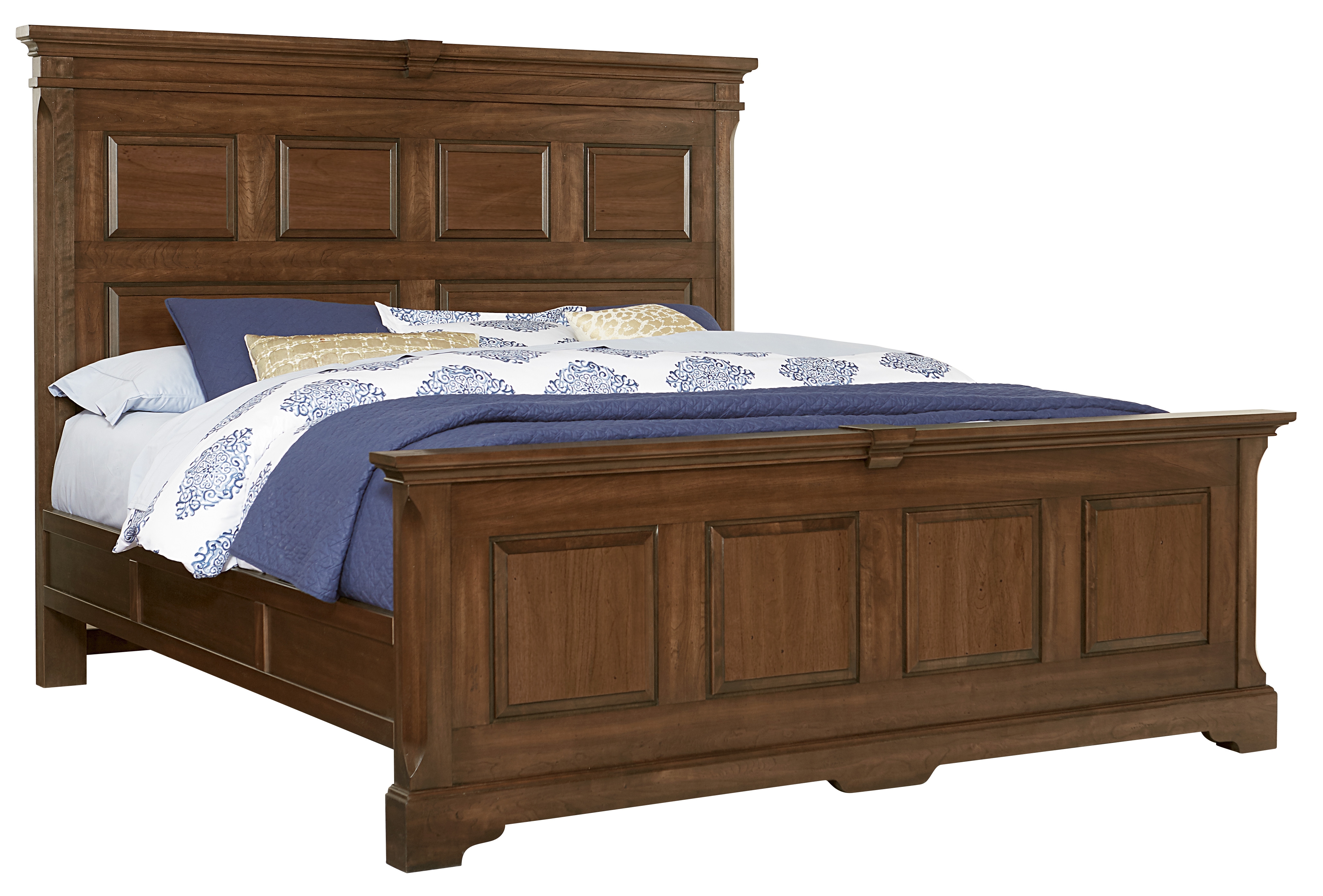 Artisan & Post by Vaughan-Bassett Queen Mansion Bed With Decorative Rails