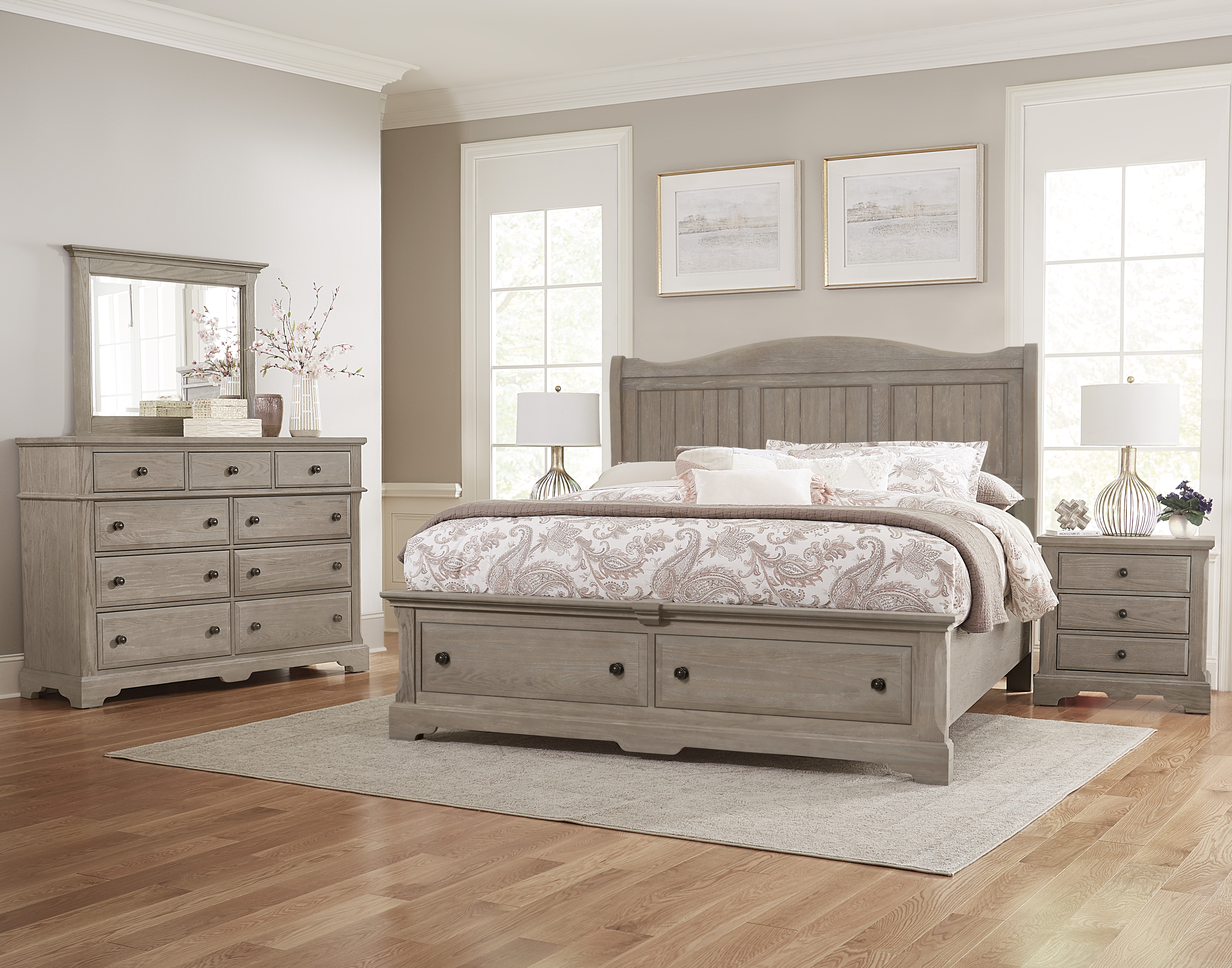 Model: 114-553 | Artisan & Post by Vaughan-Bassett Sleigh Hdbd 5/0