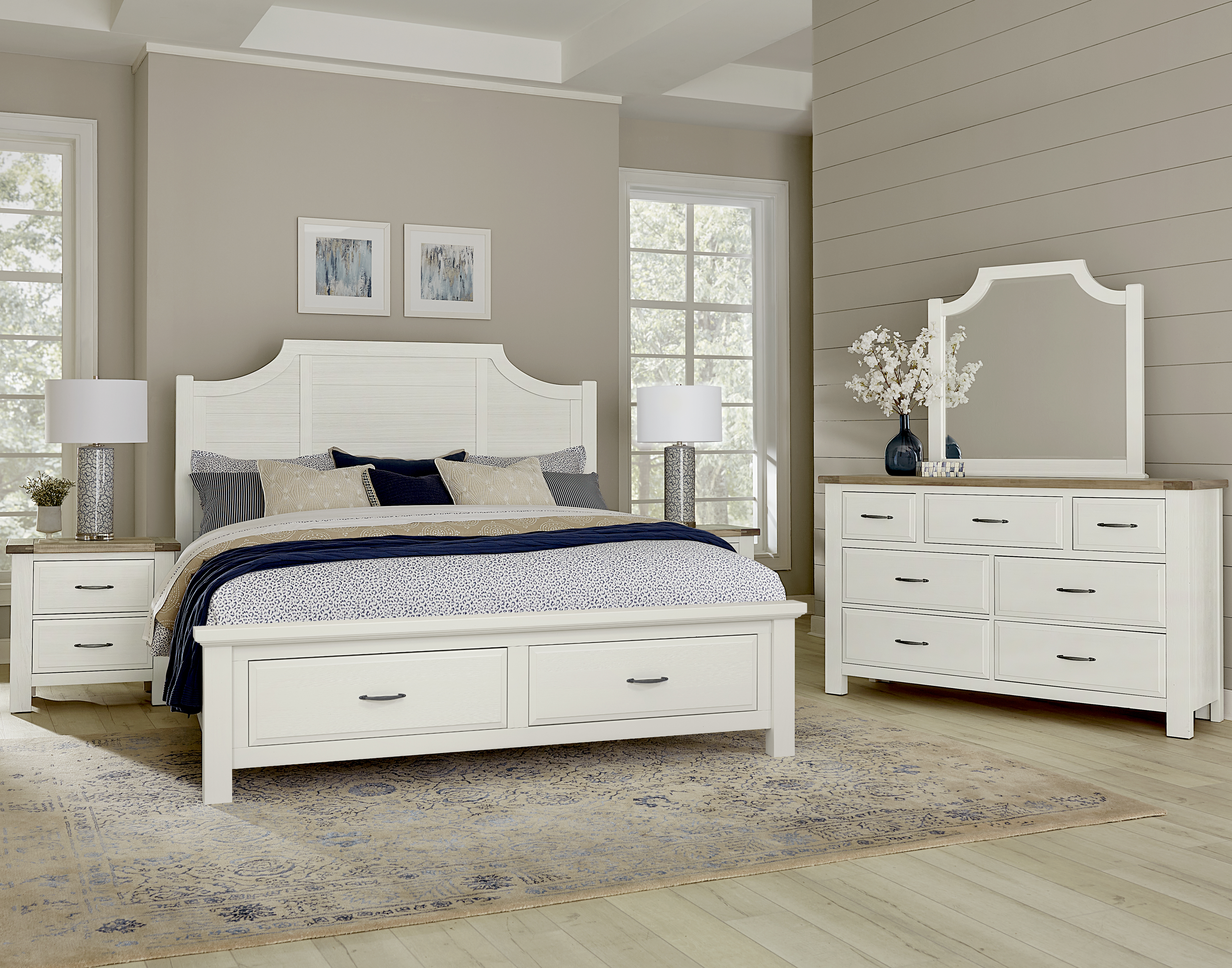 Artisan & Post by Vaughan-Bassett Storage Ftbd 5/0 - 2 Drwr