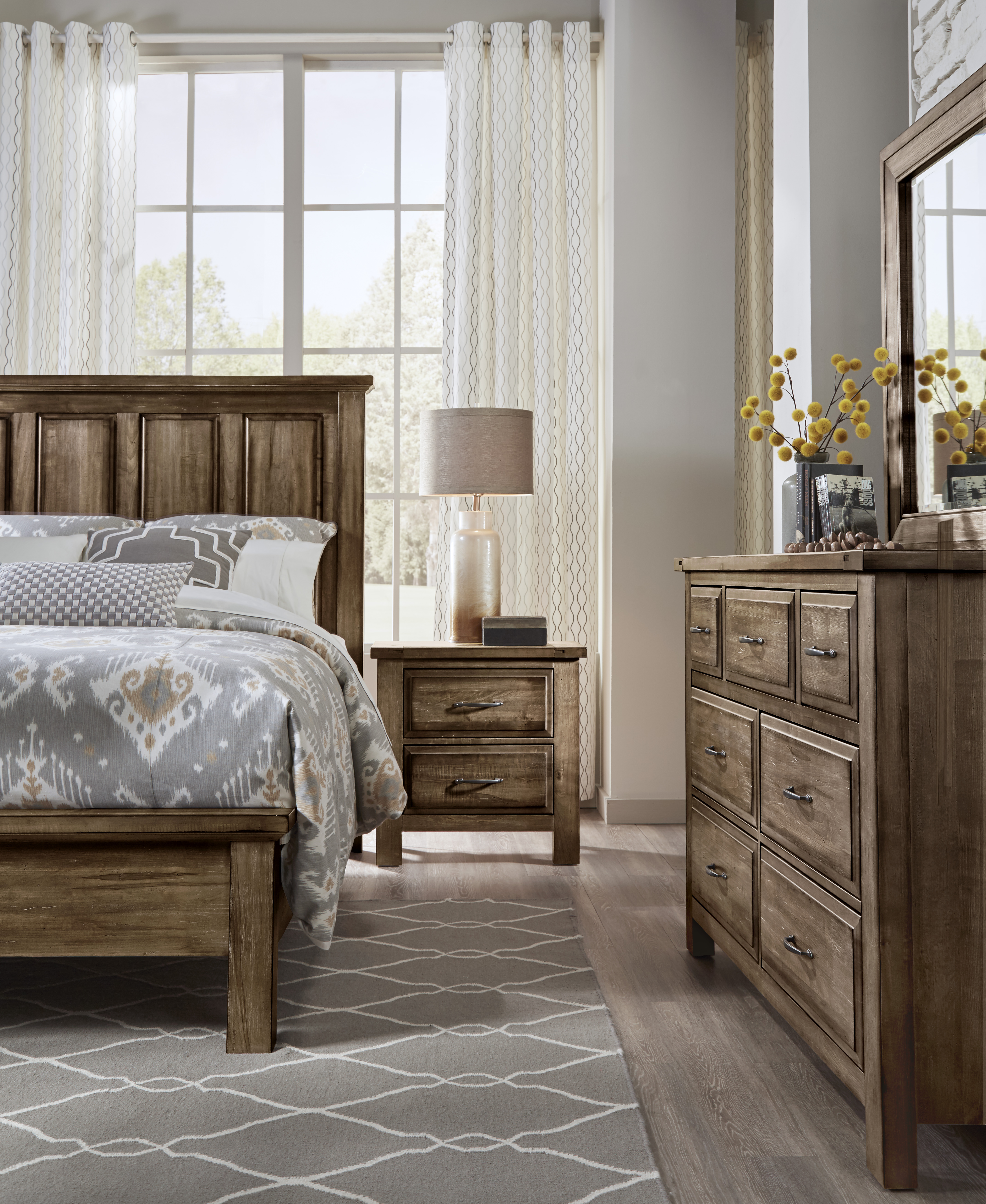 Model: 117-669-966-944-MS2 | Artisan & Post by Vaughan-Bassett Cal King Mansion Bed