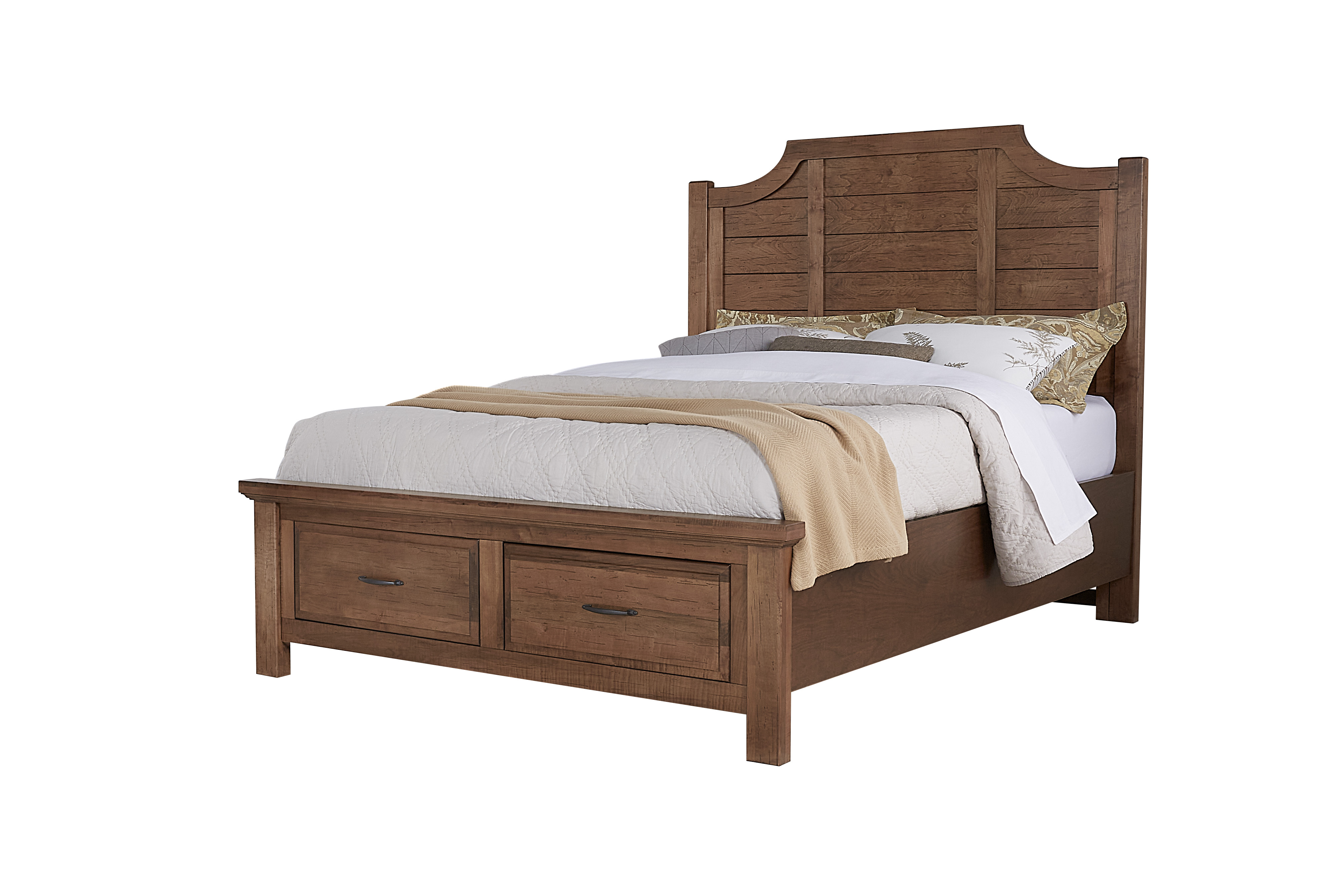 Artisan & Post by Vaughan-Bassett Queen Scalloped Storage Bed