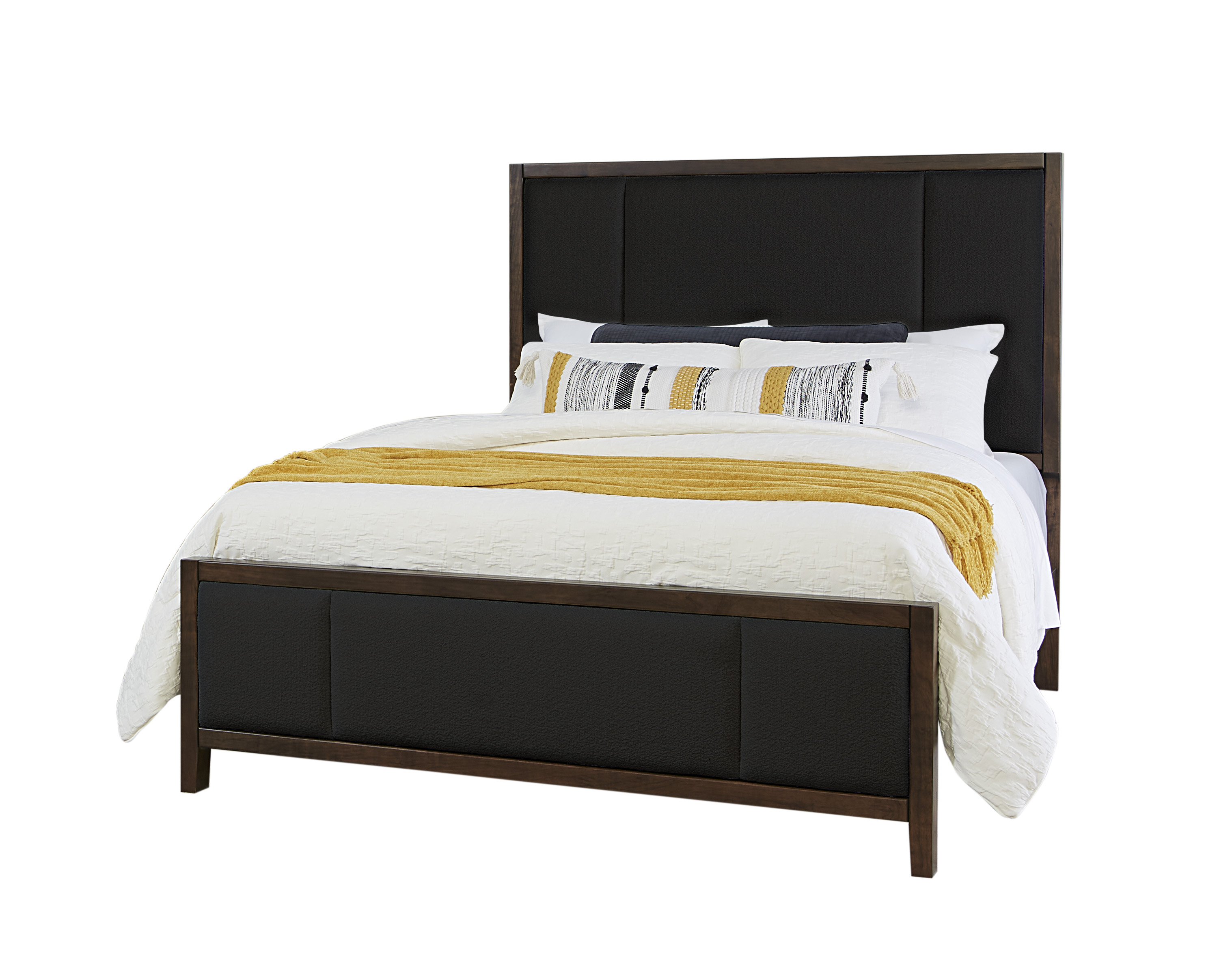 Artisan & Post by Vaughan-Bassett Erins Uph Hdbd 6/6-Blk Fabric