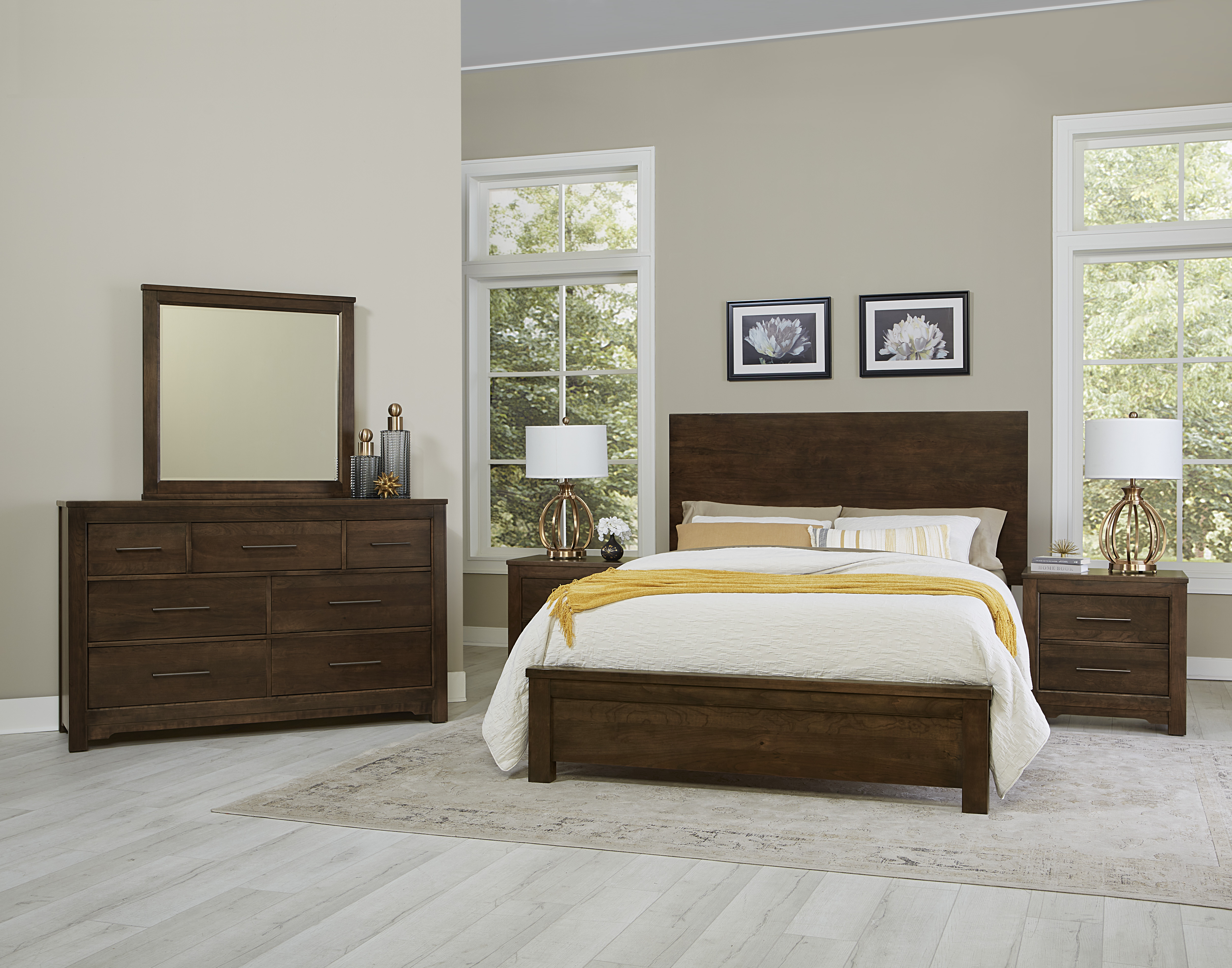 Model: 150-669-966-933-MS2 | Artisan & Post by Vaughan-Bassett King Plank Bed