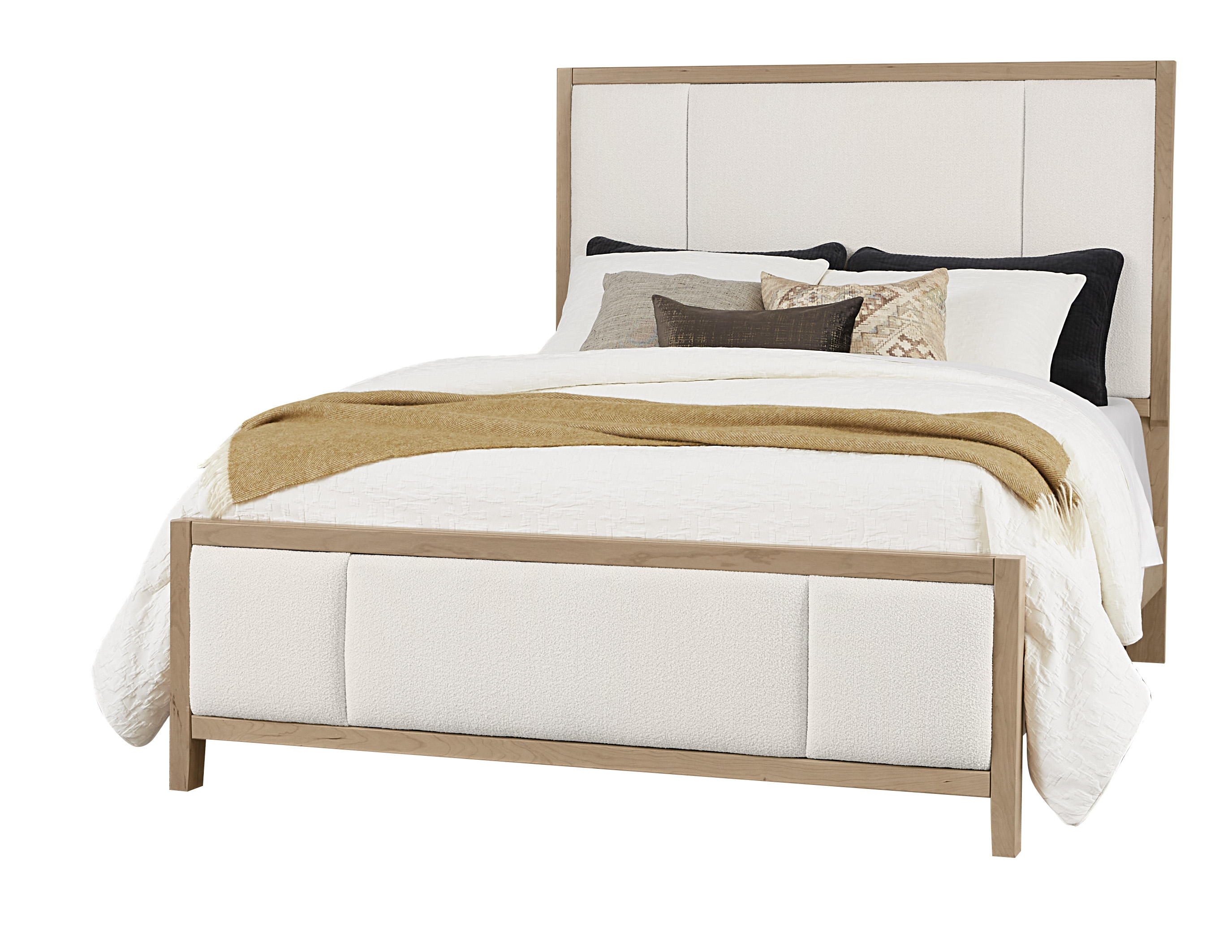 Artisan & Post by Vaughan-Bassett Erins Uph Hdbd 6/6-Wht Fabric
