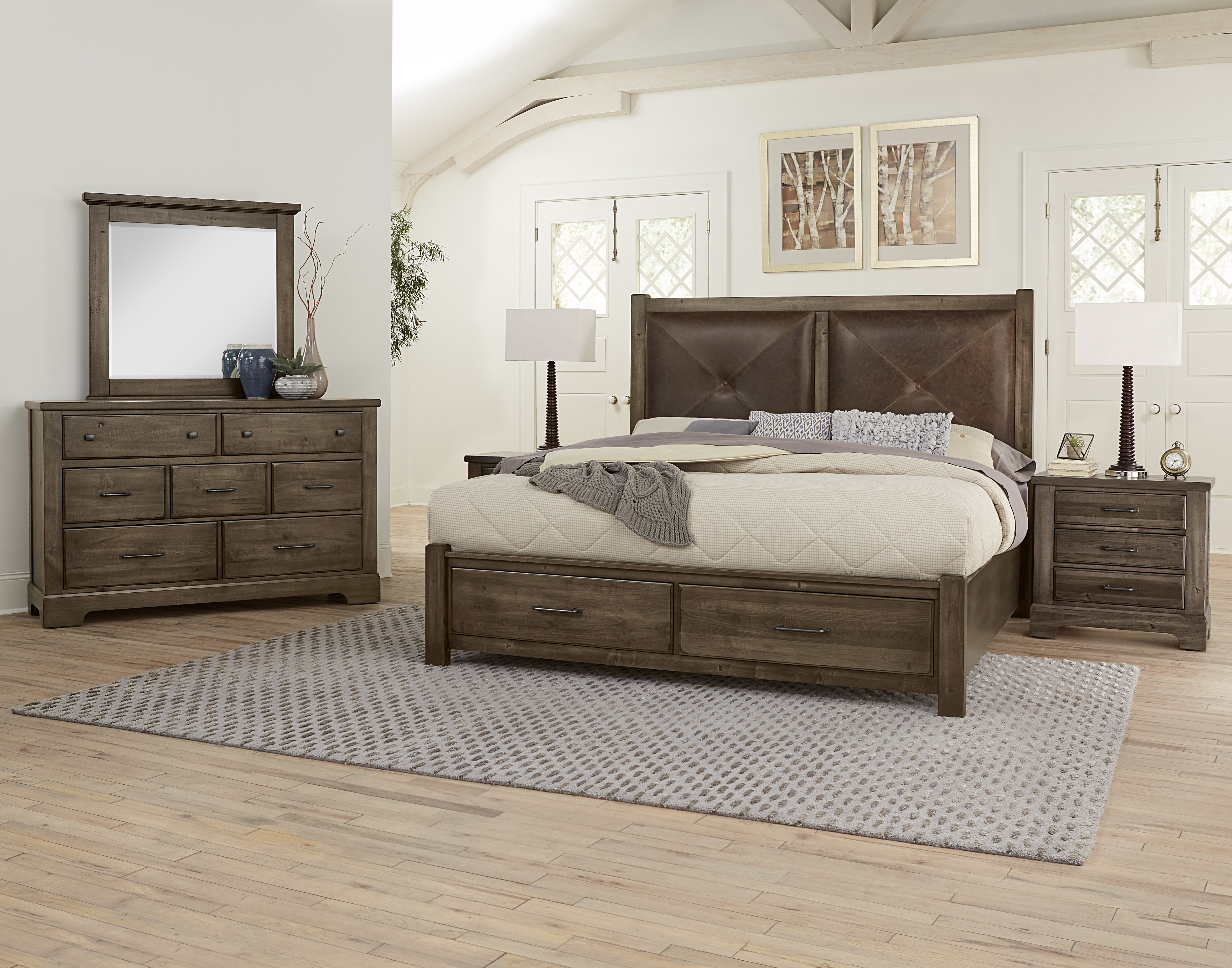 Artisan & Post by Vaughan-Bassett Storage Ftbd 6/6 - 2 Drwr