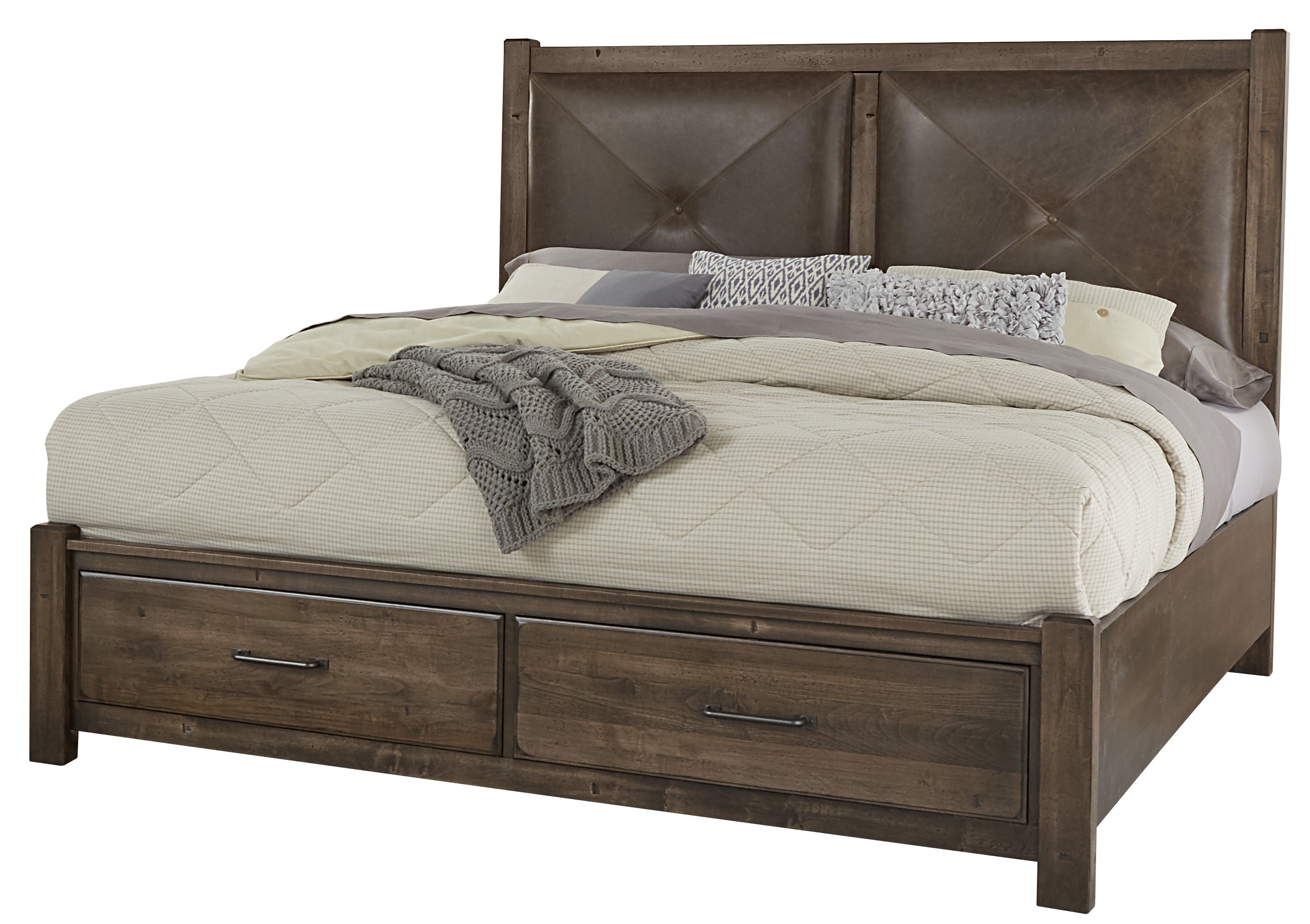 Model: 170-066B | Artisan & Post by Vaughan-Bassett Storage Ftbd 6/6 - 2 Drwr