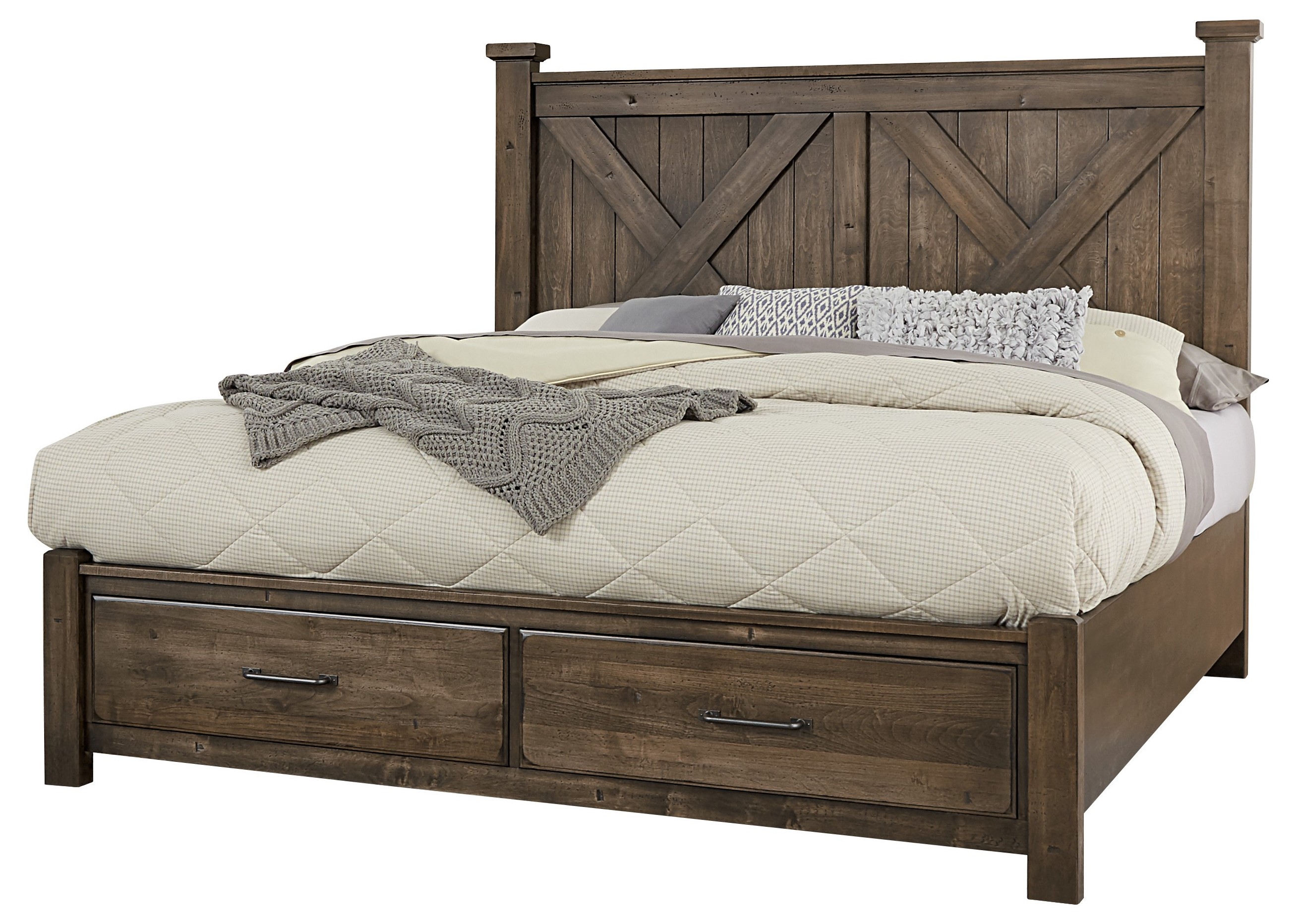 Model: 170-066B | Artisan & Post by Vaughan-Bassett Storage Ftbd 6/6 - 2 Drwr