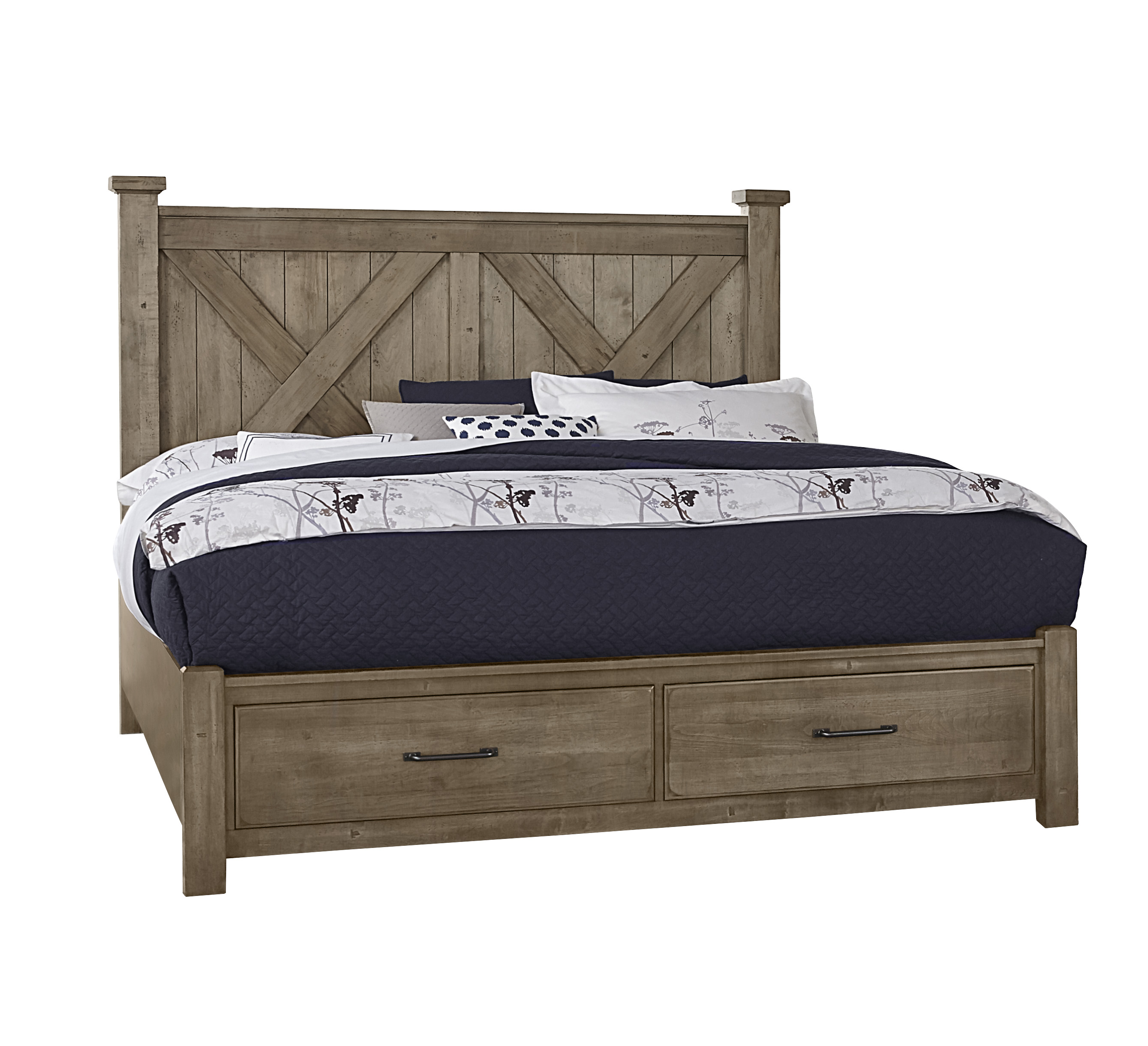 Model: 172-050B | Artisan & Post by Vaughan-Bassett Storage Ftbd 5/0 - 2 Drwr