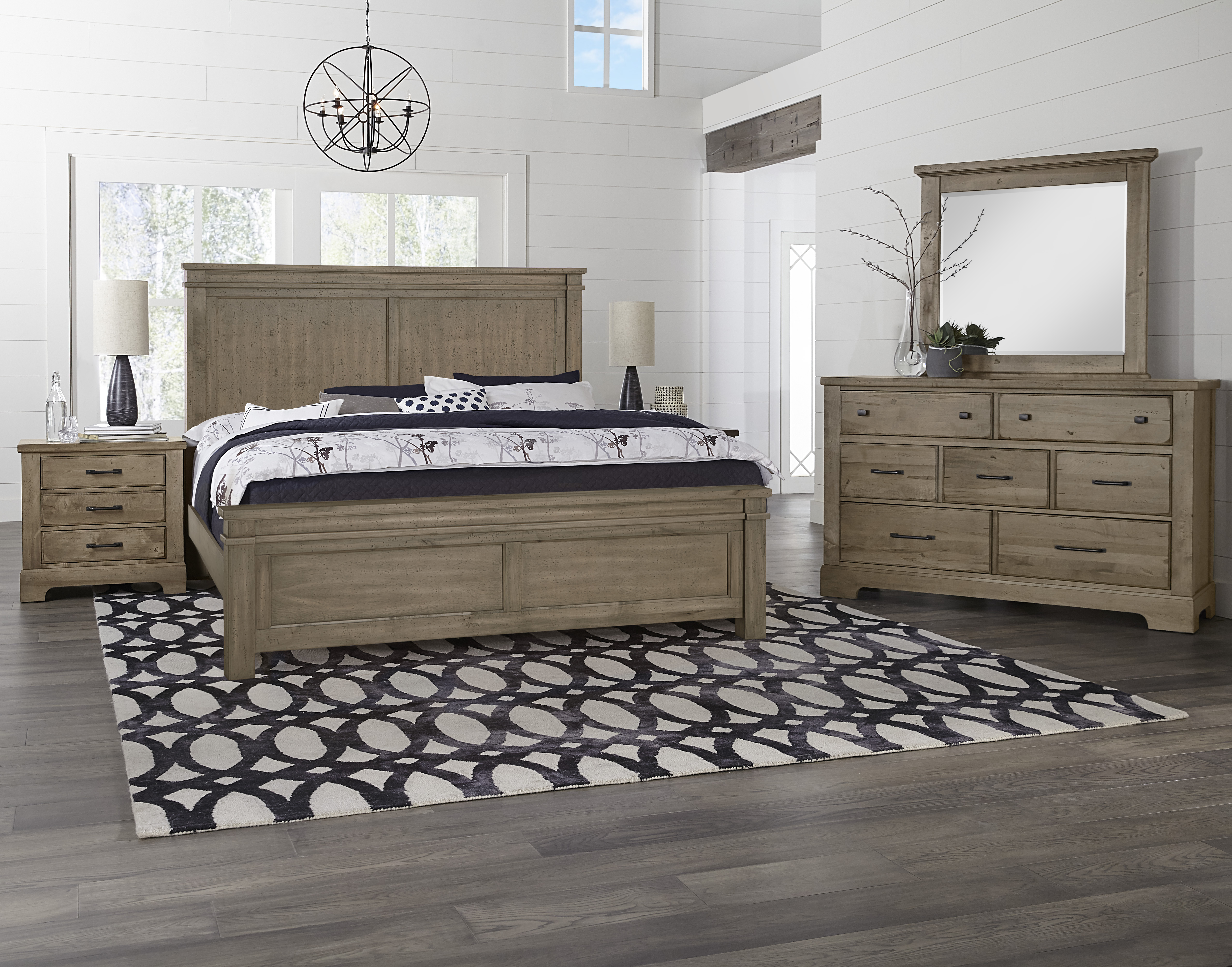Model: 172-551-155-922 | Artisan & Post by Vaughan-Bassett Queen Mansion Bed