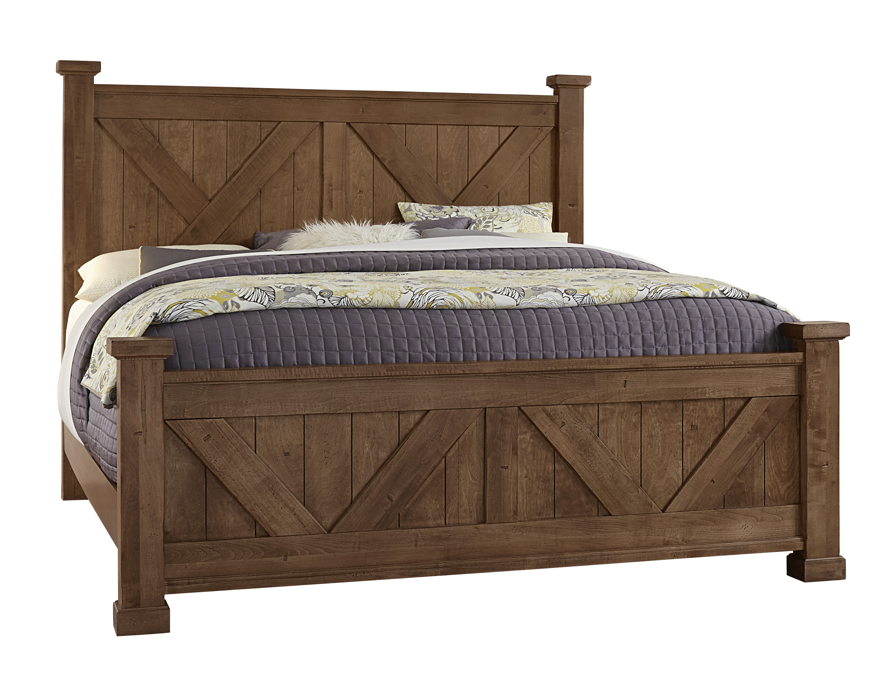 Artisan & Post by Vaughan-Bassett Queen X Bed With X Footboard