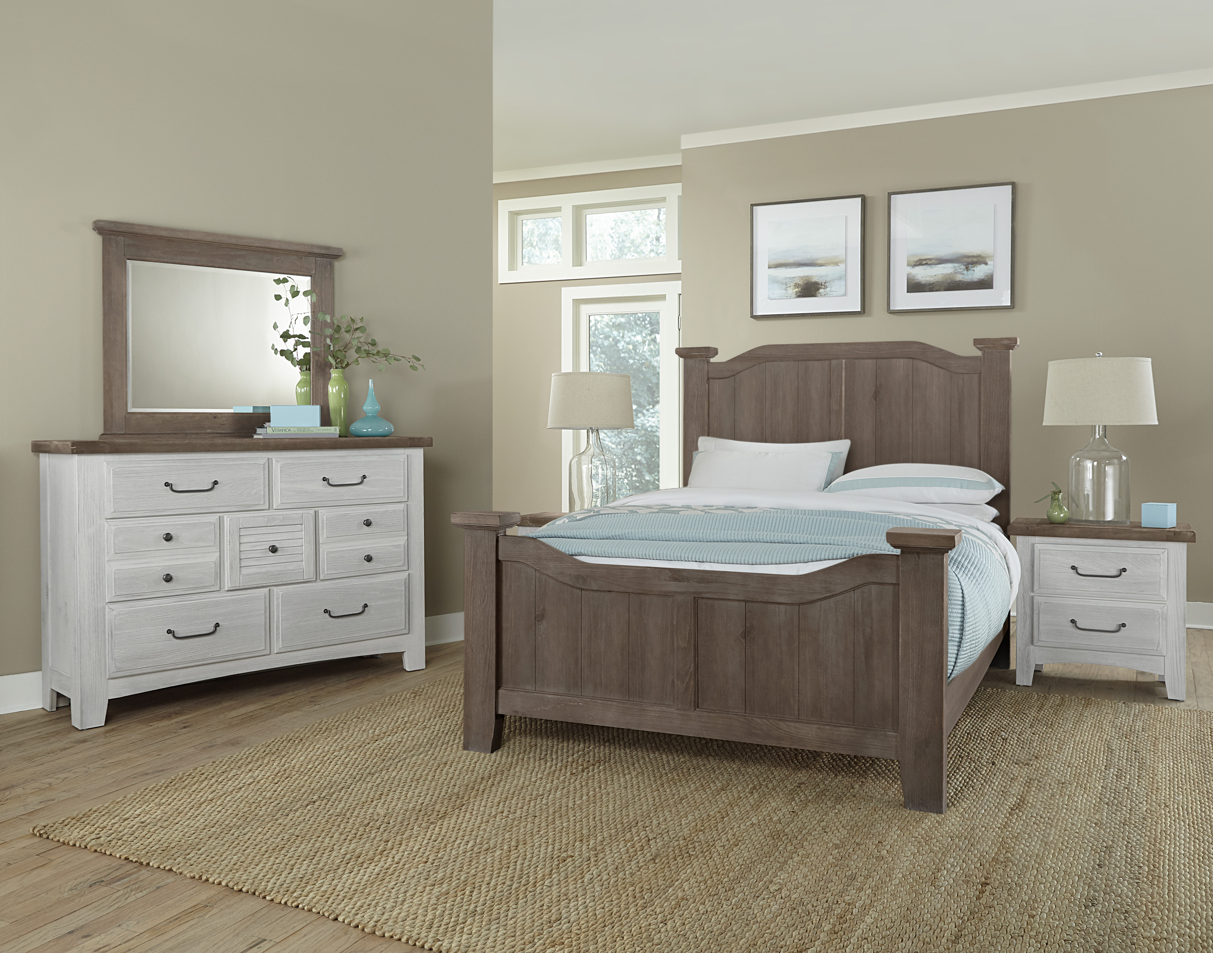 Model: 692-668 | Vaughan-Bassett Arch Hdbd 6/6