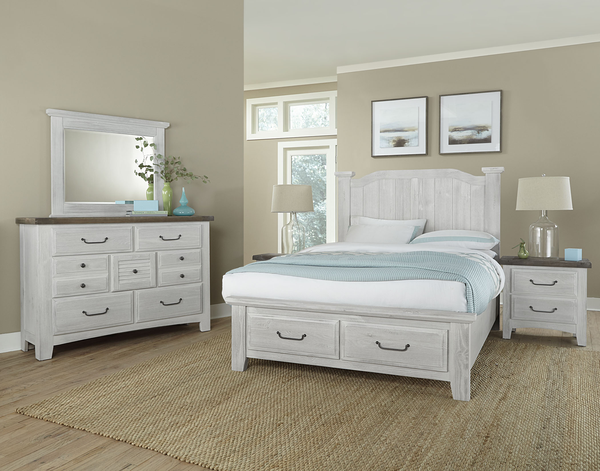 Model: 694-558 | Vaughan-Bassett Arch Hdbd 5/0
