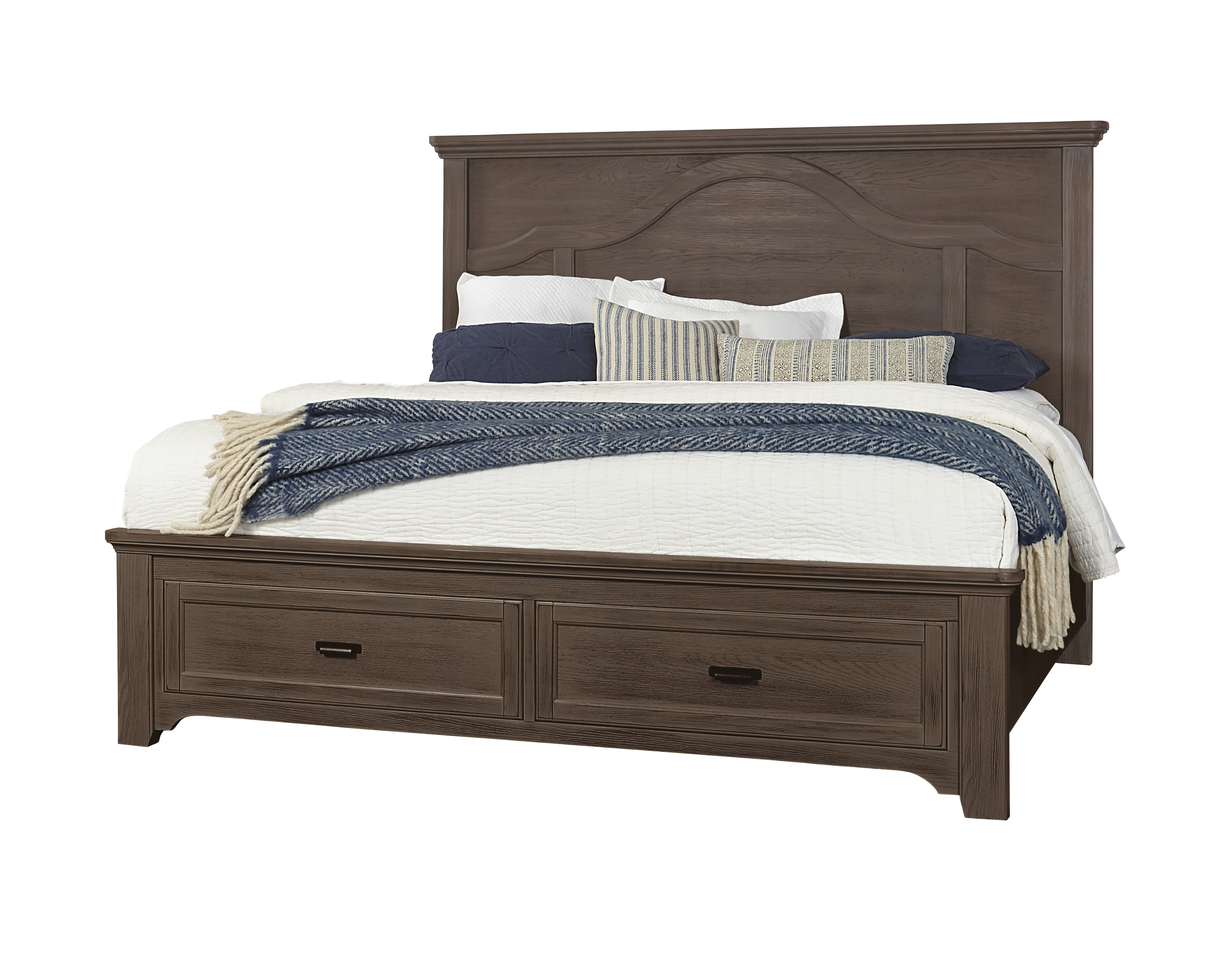 Model: 740-669 | Vaughan-Bassett Mantel Hdbd 6/6