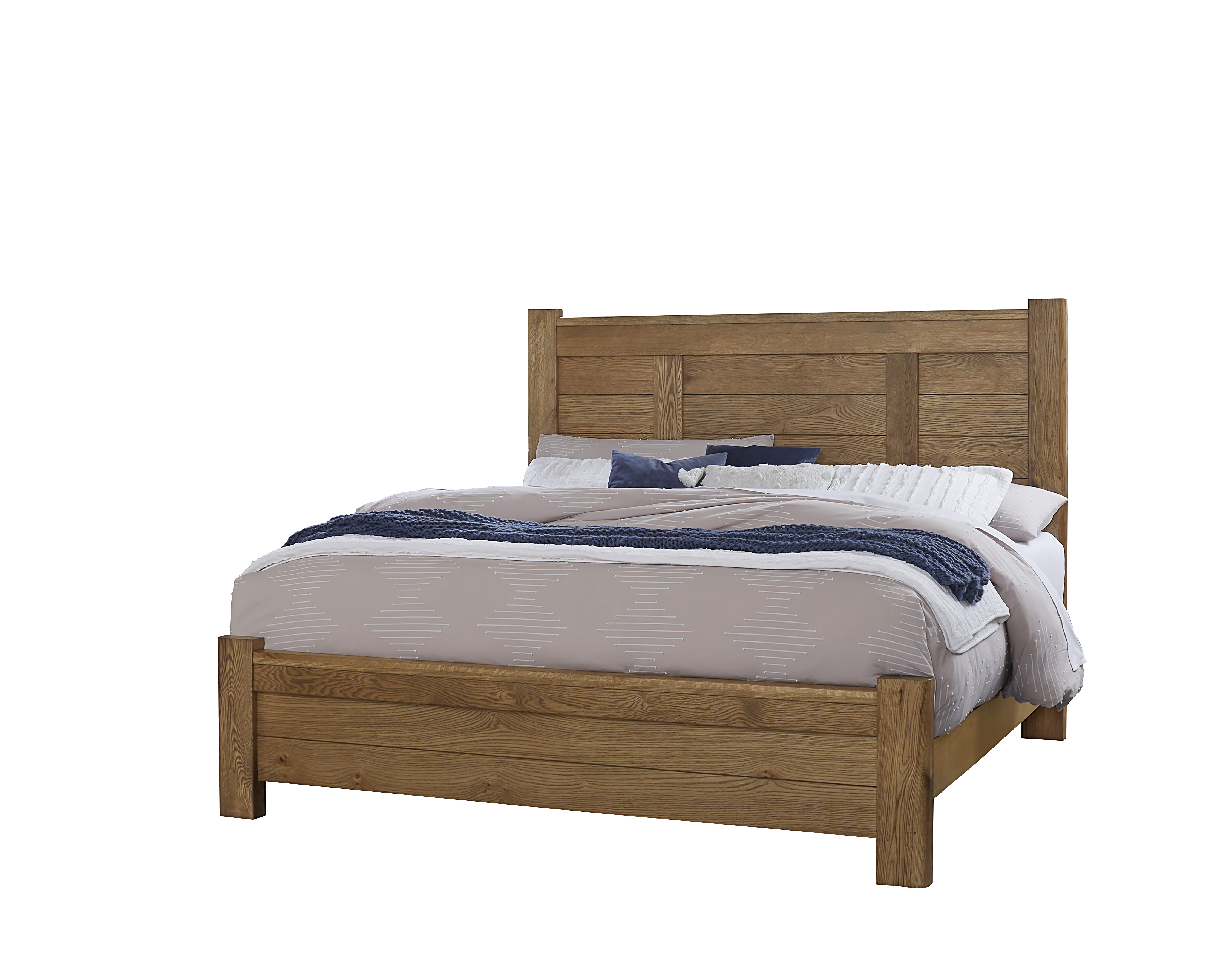 Vaughan-Bassett Ben Cal King Poster Bed