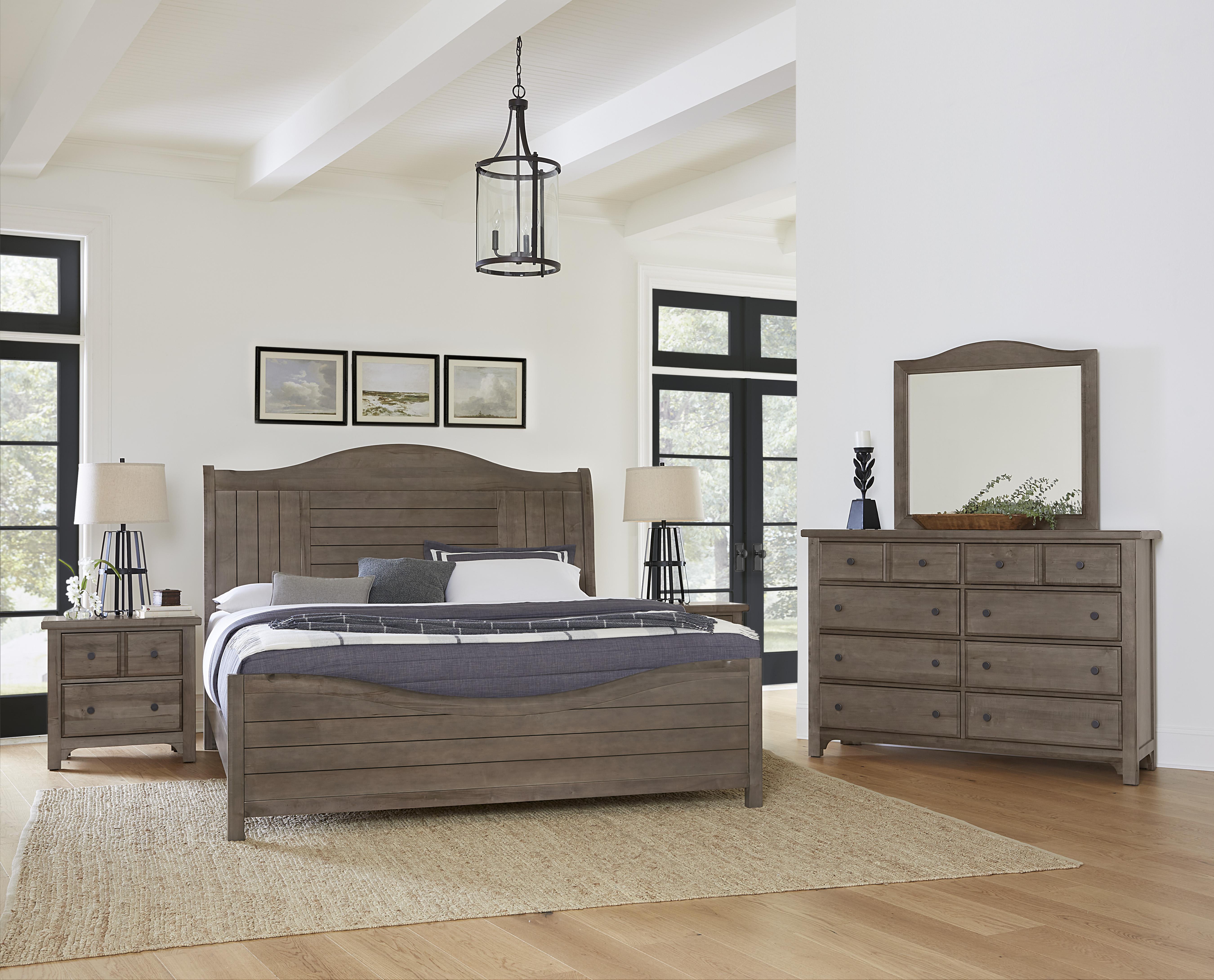Model: 801-366 | Vaughan-Bassett Sleigh Ftbd 6/6