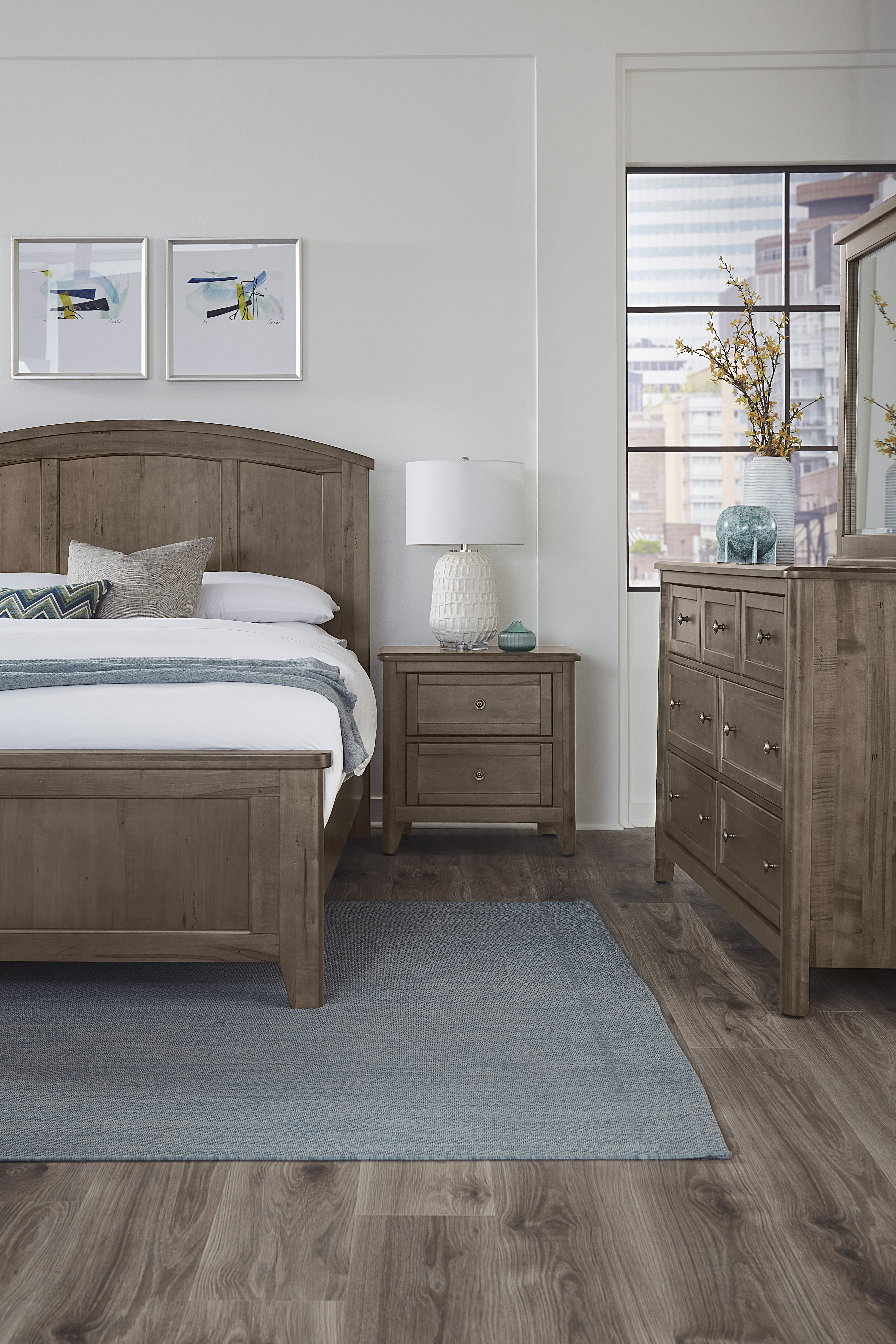 Model: 820-667-766-922-MS1 | Vaughan-Bassett King Arch Bed