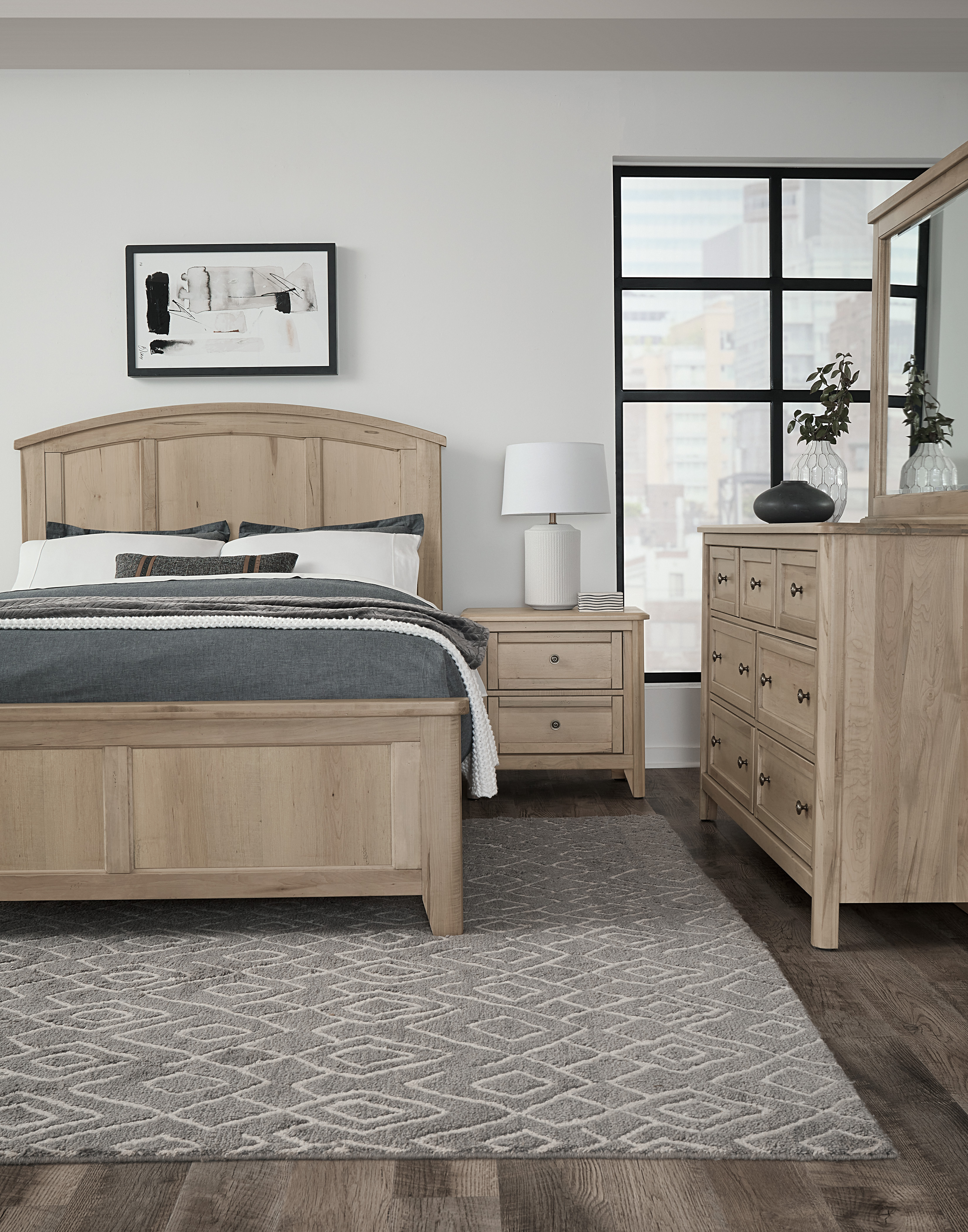 Model: 822-667-766-944-MS1 | Vaughan-Bassett Cal King Arch Bed