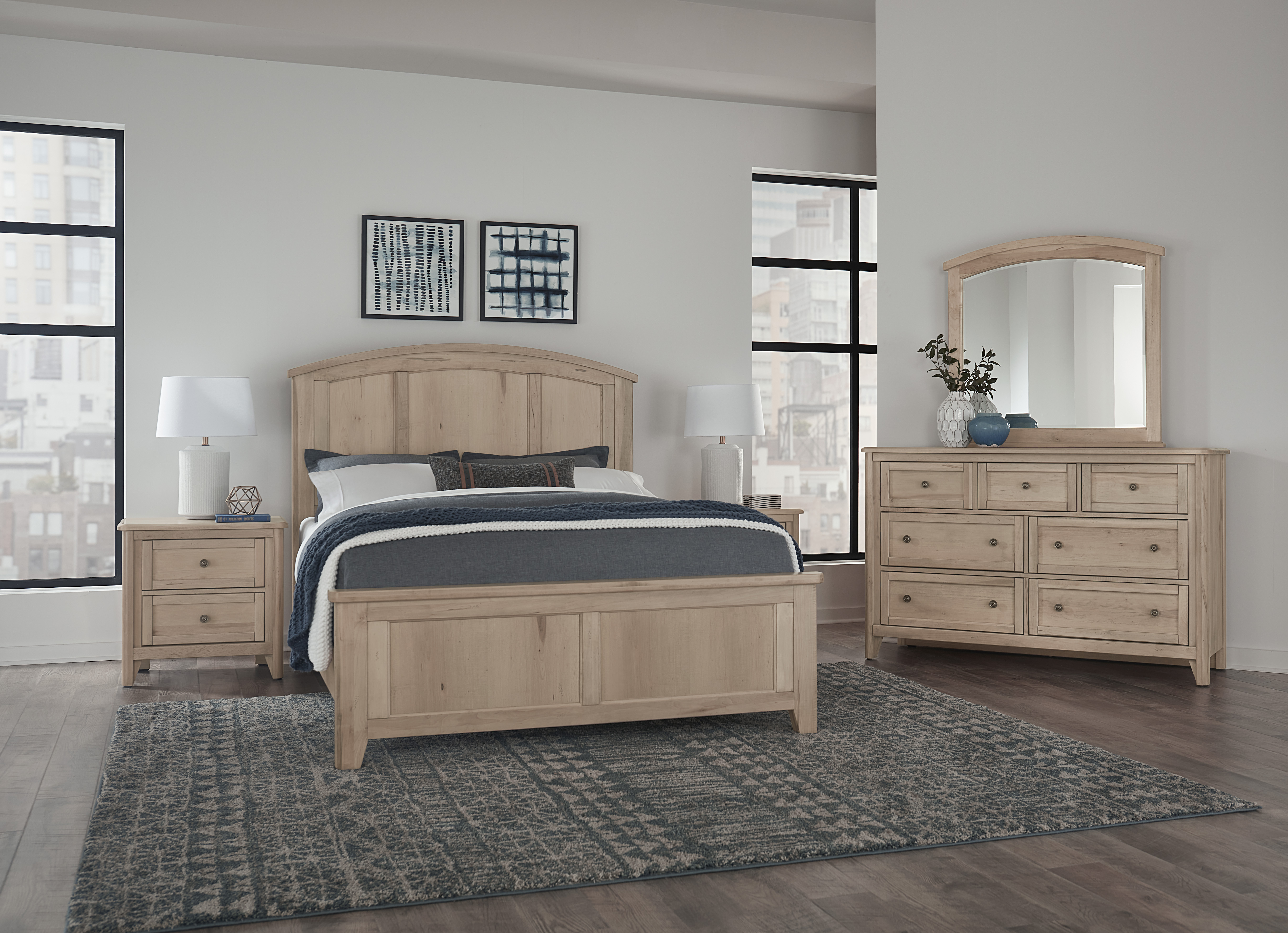 Model: 822-667-766-944-MS1 | Vaughan-Bassett Cal King Arch Bed