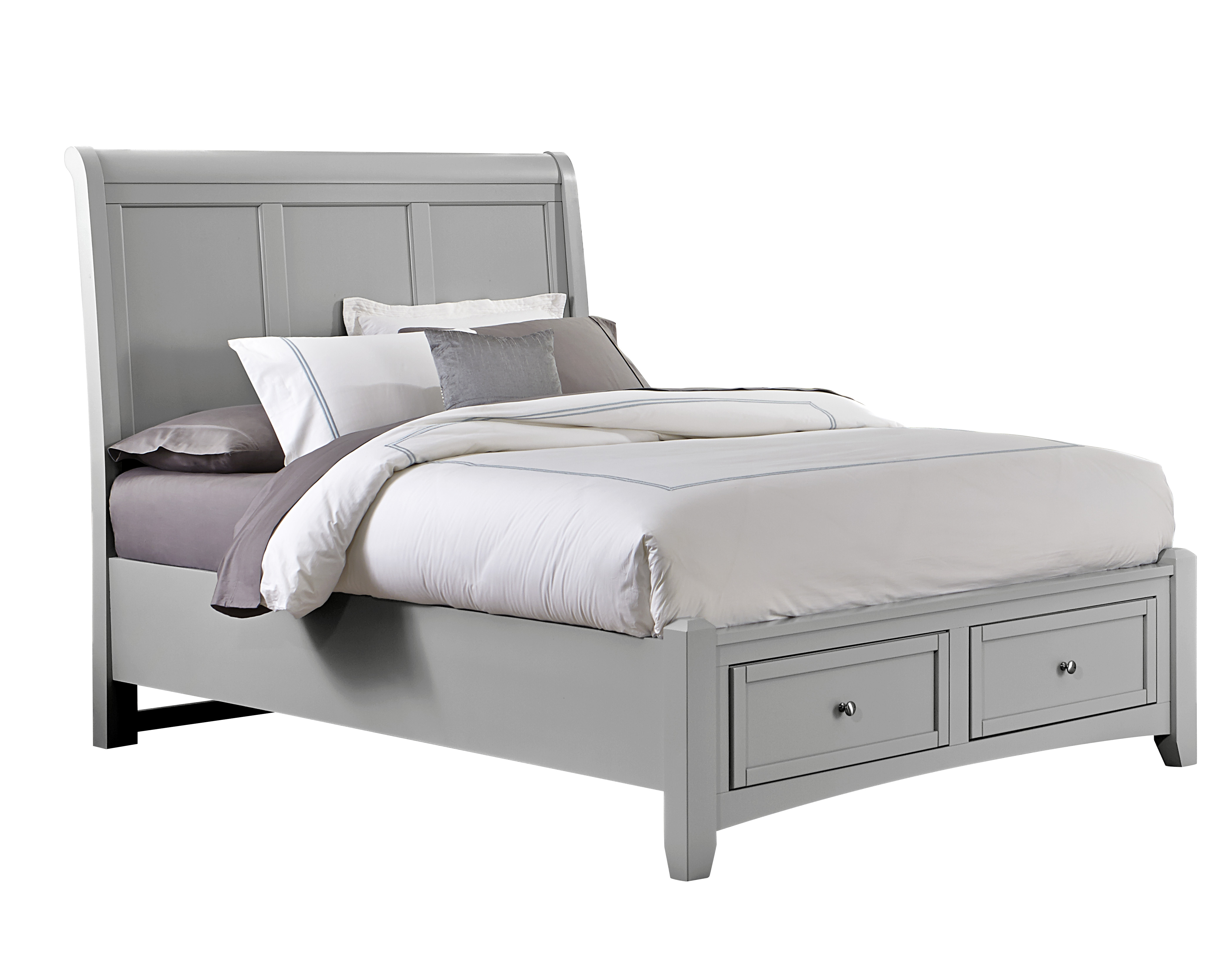 Model: BB26-050B | Vaughan-Bassett Storage Ftbd 5/0 - 2 Drwr