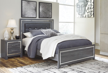 B214--4pc-Queen Lodanna Queen 4Pc Set Gray