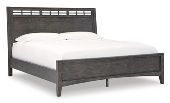 Signature Design by Ashley Montillan K/CK Panel Footboard w/Slats
