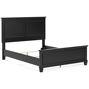 B687--Qbed Lanolee Queen Bed Black
