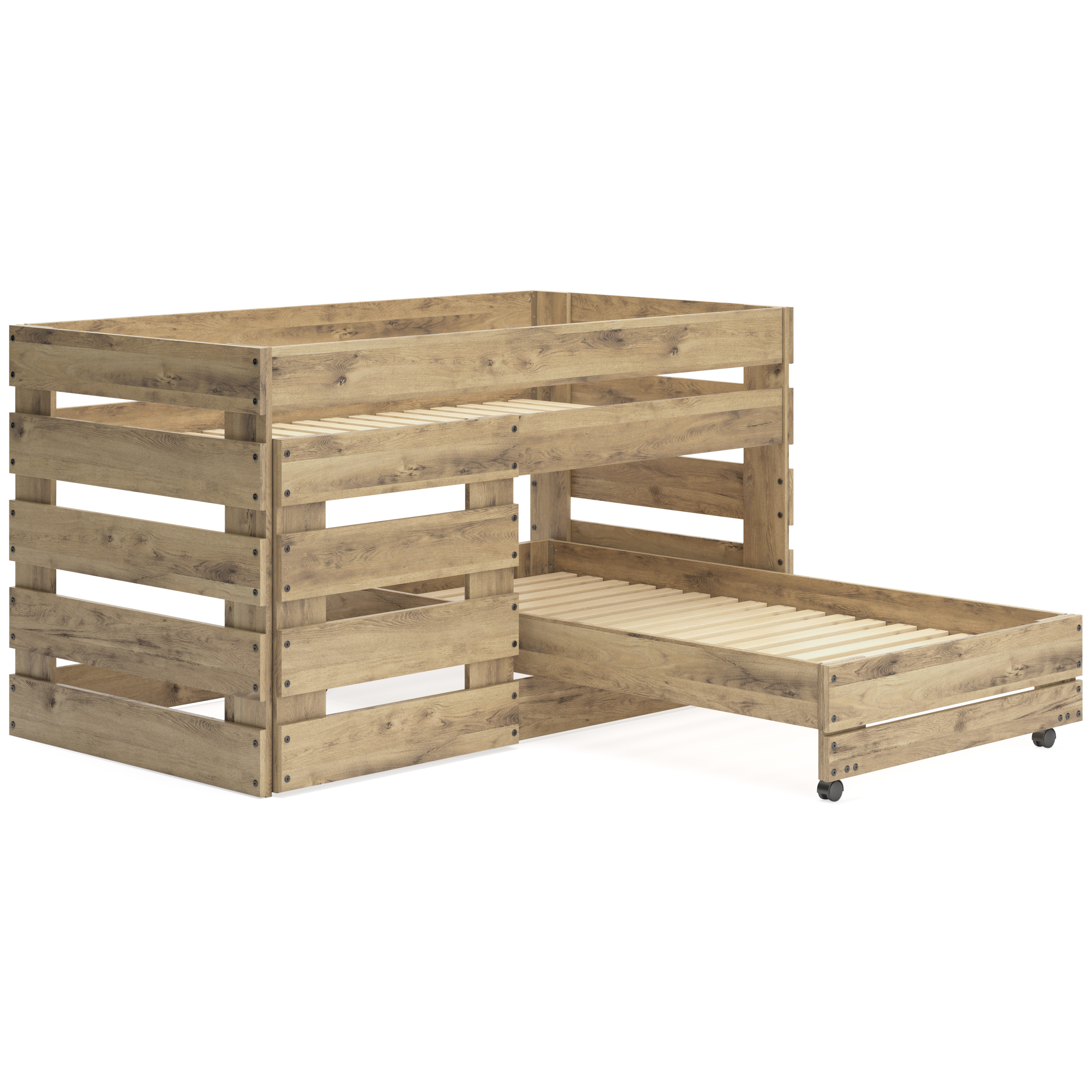 Signature Design by Ashley Larstin Twin Loft Caster Bed