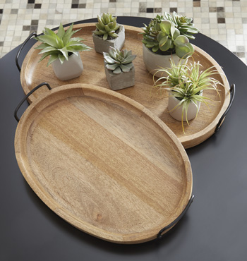 Model: A2000455 | Signature Design by Ashley Jocelyne Tray Set (2/CN)