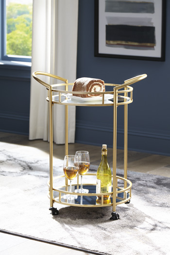 Signature Design by Ashley Wynora Bar Cart
