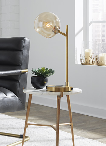 Model: L206022 | Signature Design by Ashley Abanson Metal Desk Lamp (1/CN)