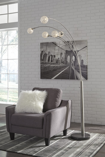 Signature Design by Ashley Winter Metal Arc Lamp (1/CN)