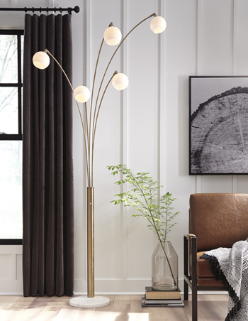 Signature Design by Ashley Taliya Metal Arc Lamp (1/CN)
