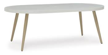 Signature Design by Ashley Seton Creek Oval Dining Table w/UMB OPT