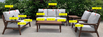 Signature Design by Ashley Emmeline Seat Cushion
