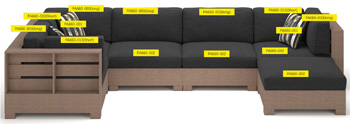 Signature Design by Ashley Citrine Park Back Cushion