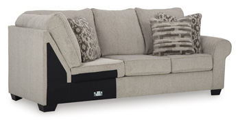 Signature Design by Ashley Claireah RAF Sofa w/Corner Wedge