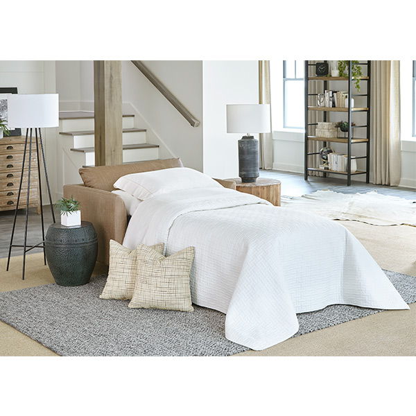 Model: C13MTE | Best Home Furnishings Bayment Chair & A Half With Memory Twin Sleeper