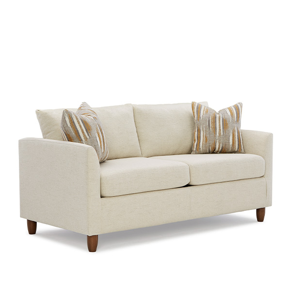 Best Home Furnishings Bayment Collection Full Stationary Sofa Sleeper With Two (2) Pillows