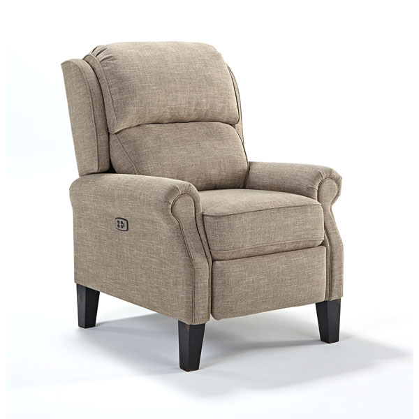 Best Home Furnishings Joanna Power Tilt Headrest High Leg Recliner