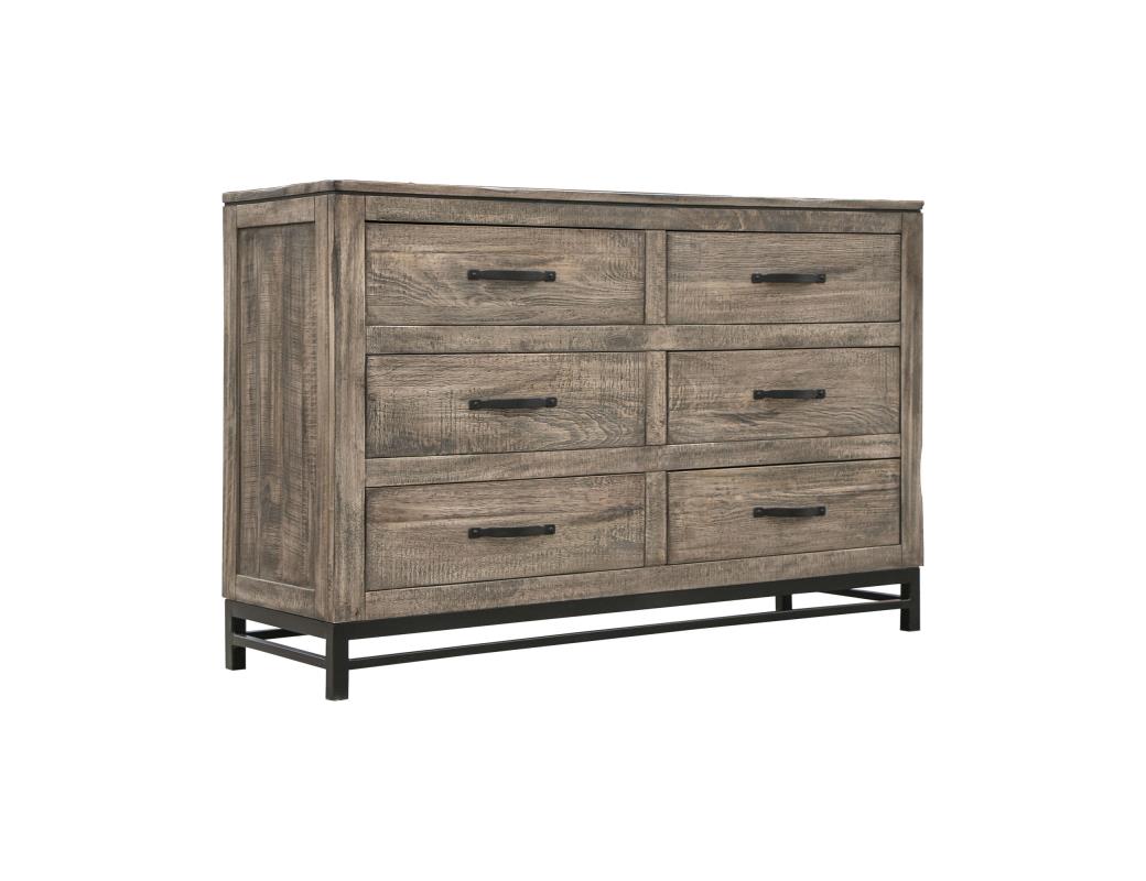 International Furniture Blacksmith 6 Drawer Dresser