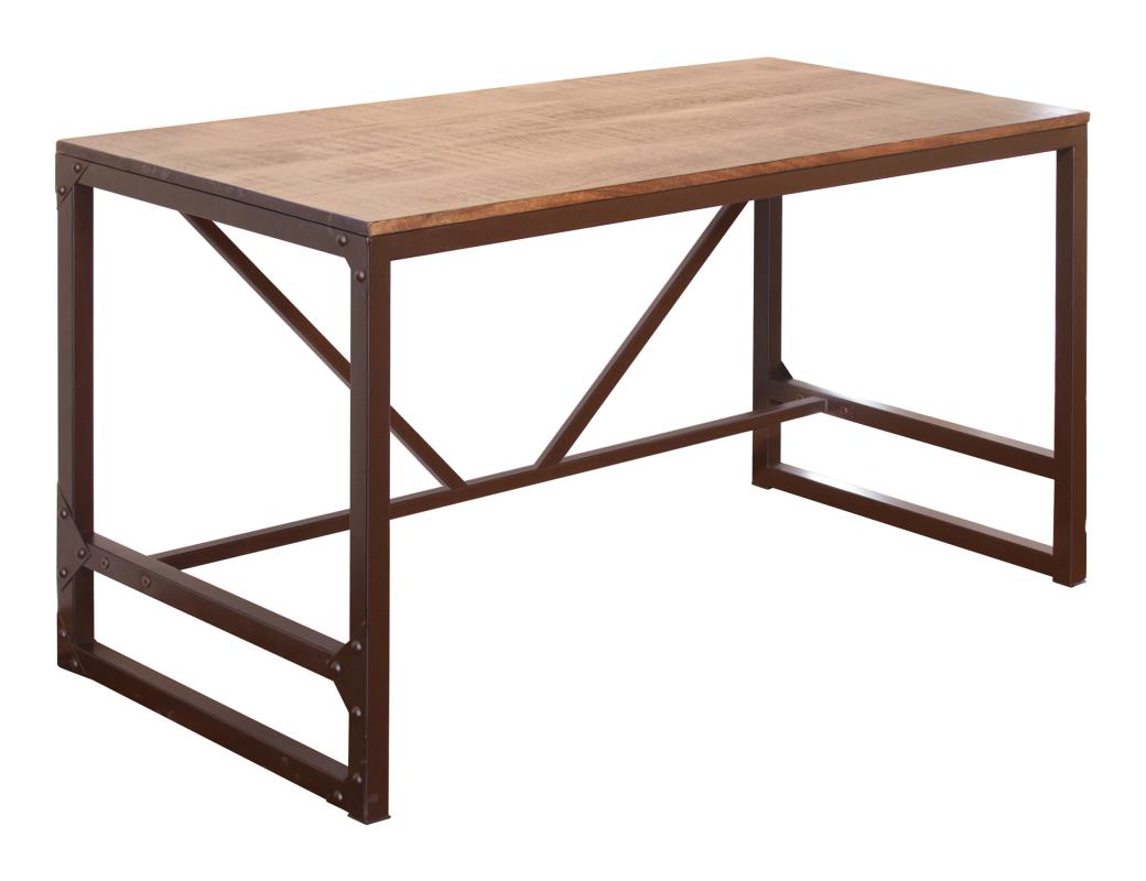 International Furniture Urban Gold Iron Base Desk
