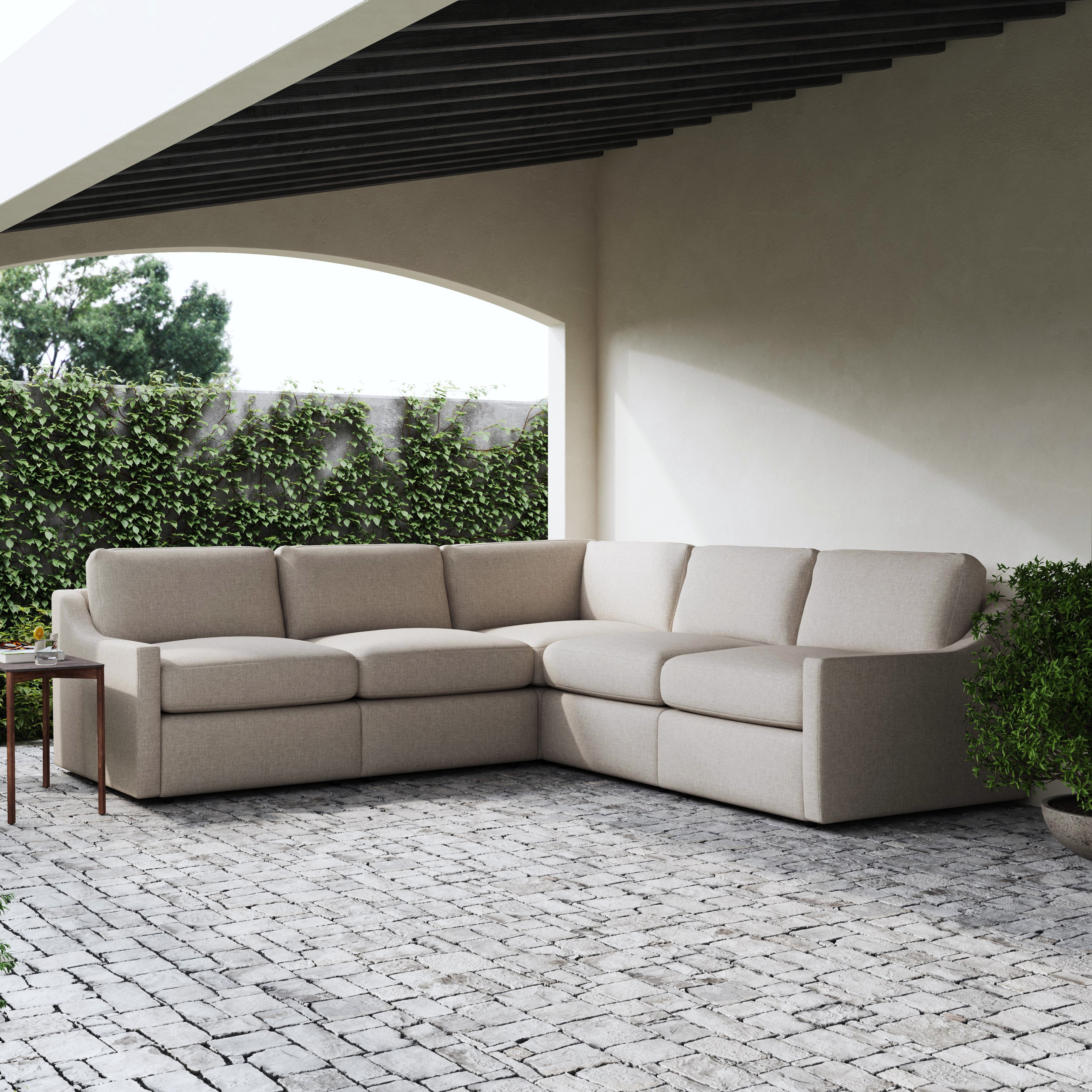 Model: G5510-SECT-489-80 | Flexsteel Sky Outdoor Sectional