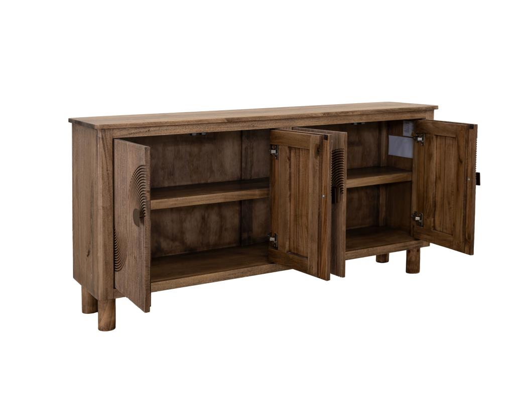Model: IFD4581CNS | International Furniture Rainbow 4 Door, Console