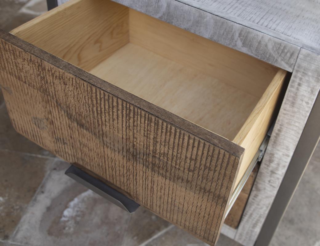 Model: IFD2411BKS | International Furniture Mita 2 Drawer 3 Shelves Bookcase