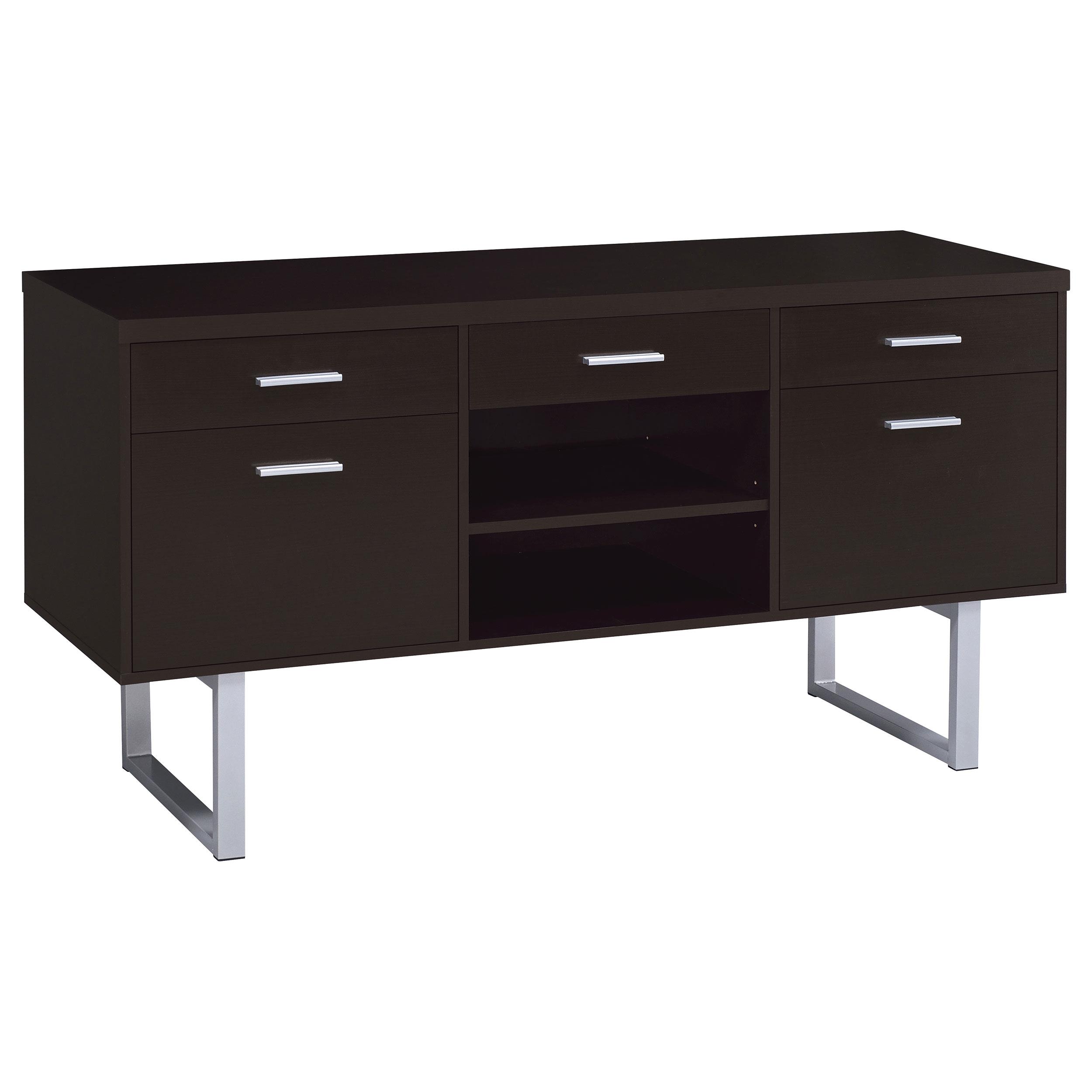 Coaster Lawtey 5-drawer Home Office Storage Credenza Cappuccino