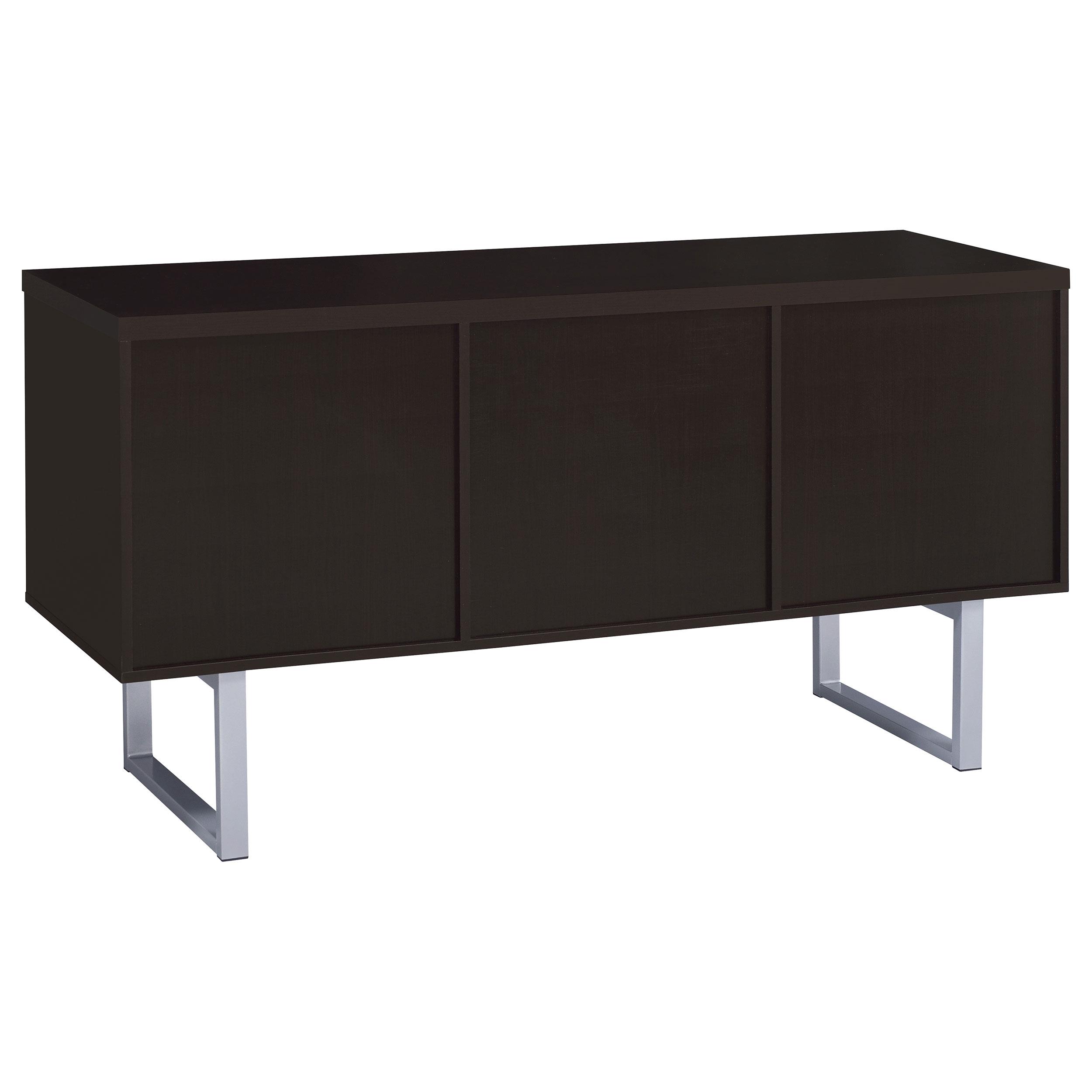 Model: 801522 | Coaster Lawtey 5-drawer Home Office Storage Credenza Cappuccino