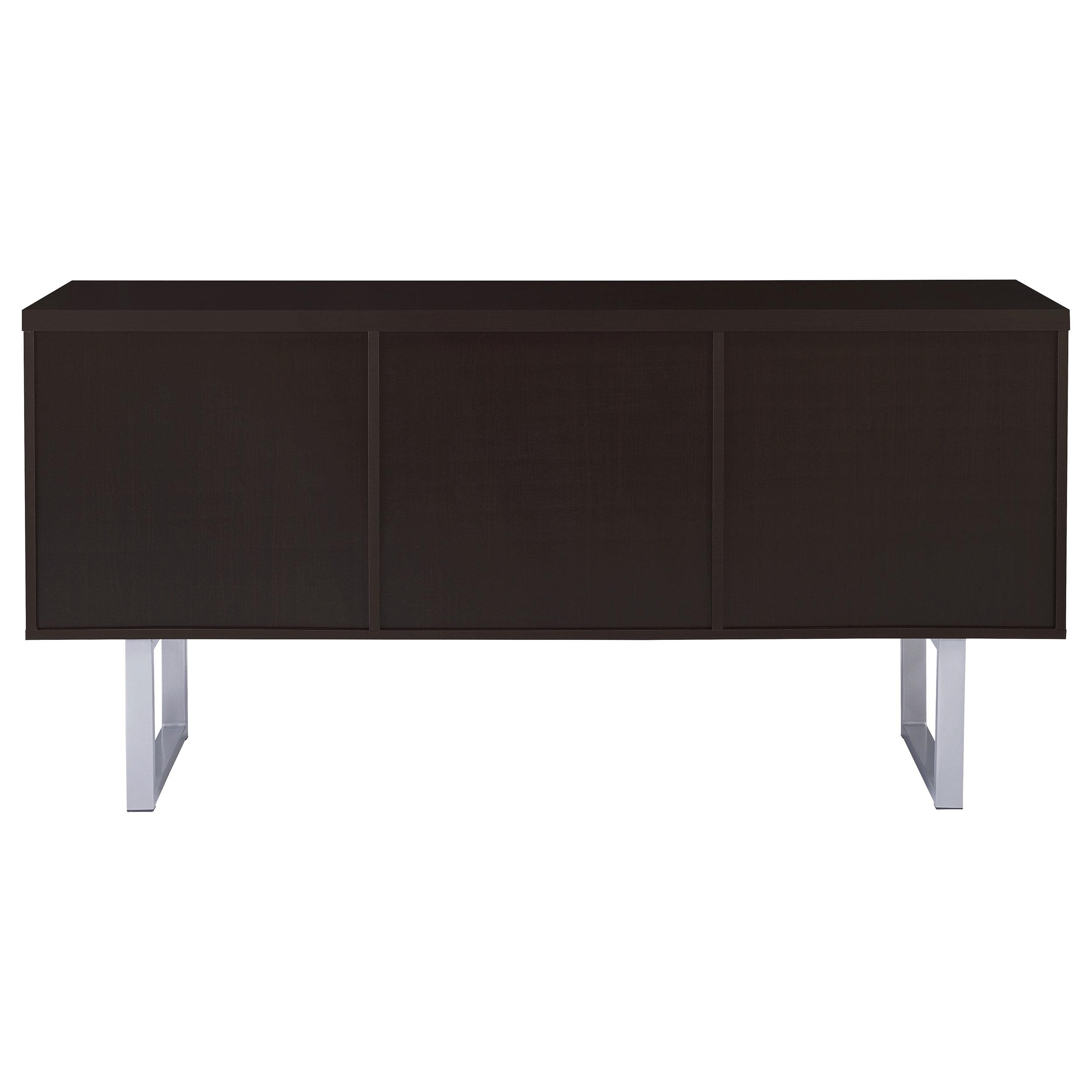 Model: 801522 | Coaster Lawtey 5-drawer Home Office Storage Credenza Cappuccino