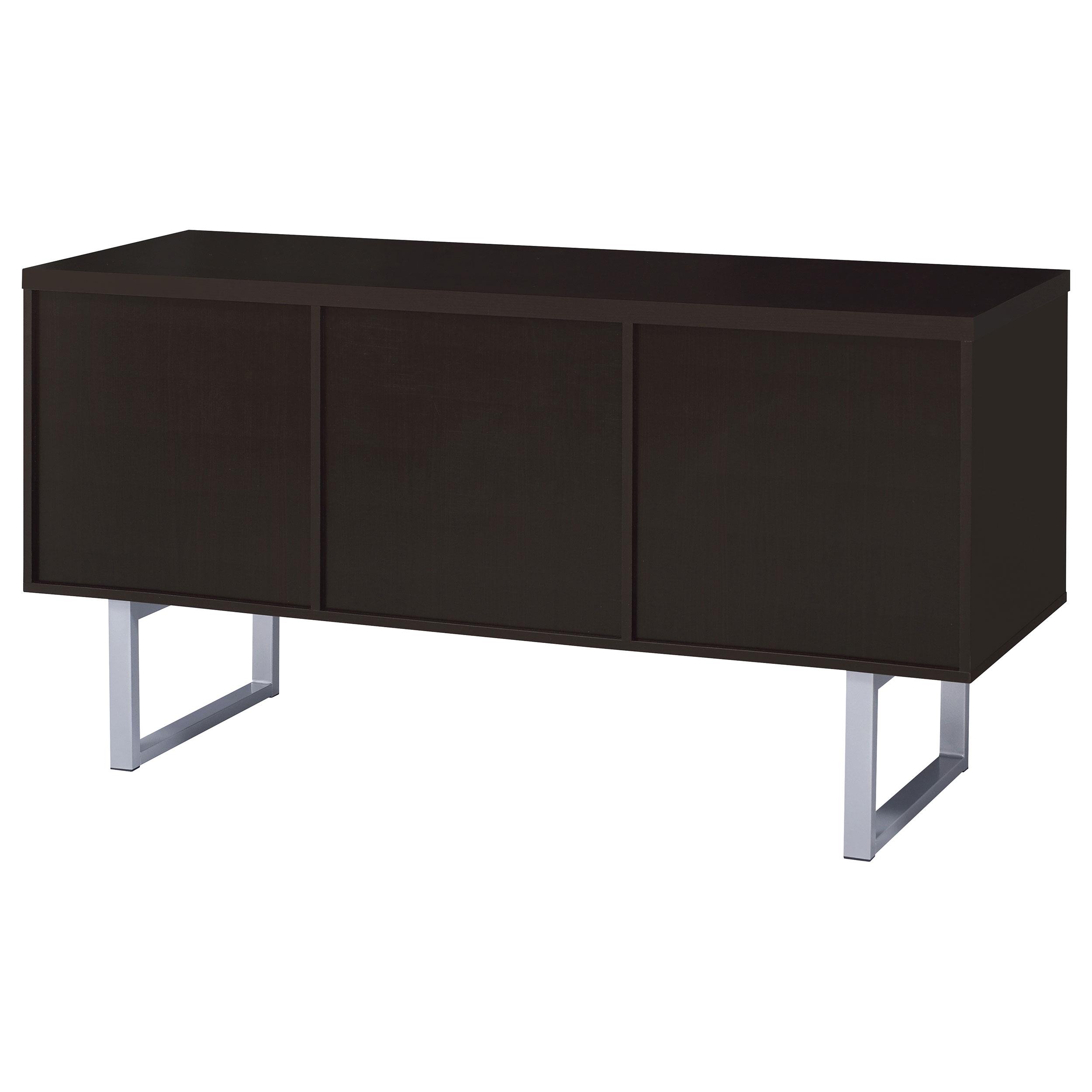Model: 801522 | Coaster Lawtey 5-drawer Home Office Storage Credenza Cappuccino