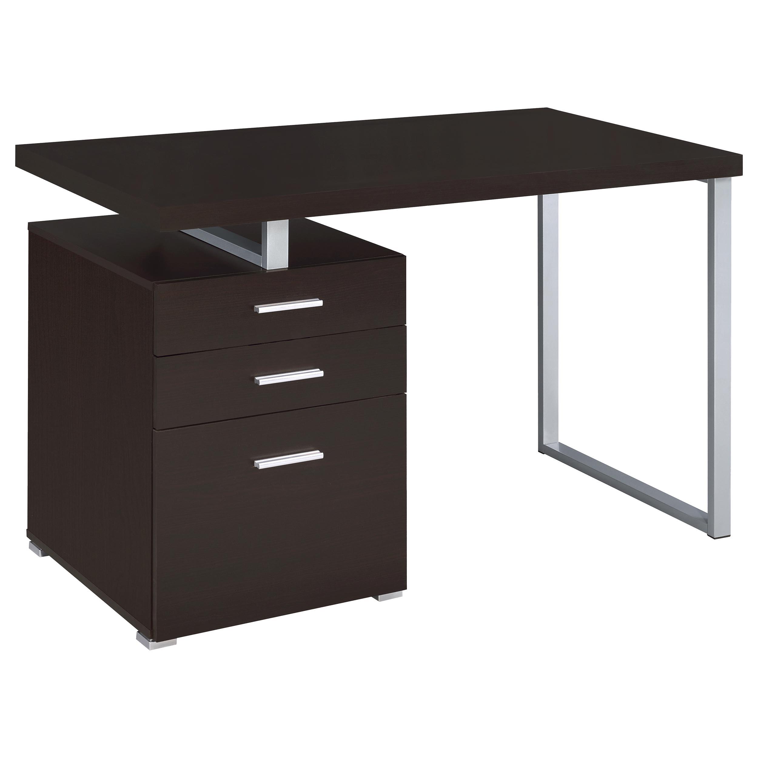Coaster Brennan 47-inch 3-drawer Office Computer Desk Cappuccino